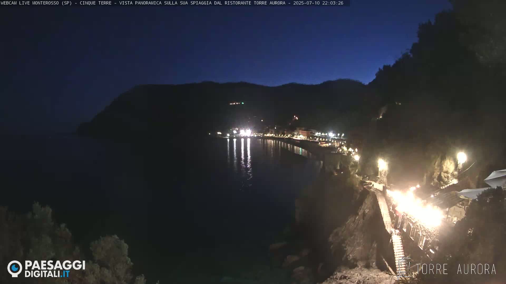 Cinque Terre Natural Park Monterosso Live Cam - La Spezia, Liguria, Italy