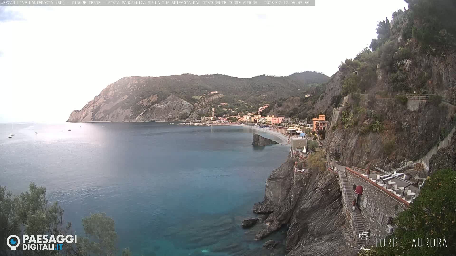 Cinque Terre Natural Park Monterosso Live Cam - La Spezia, Liguria, Italy