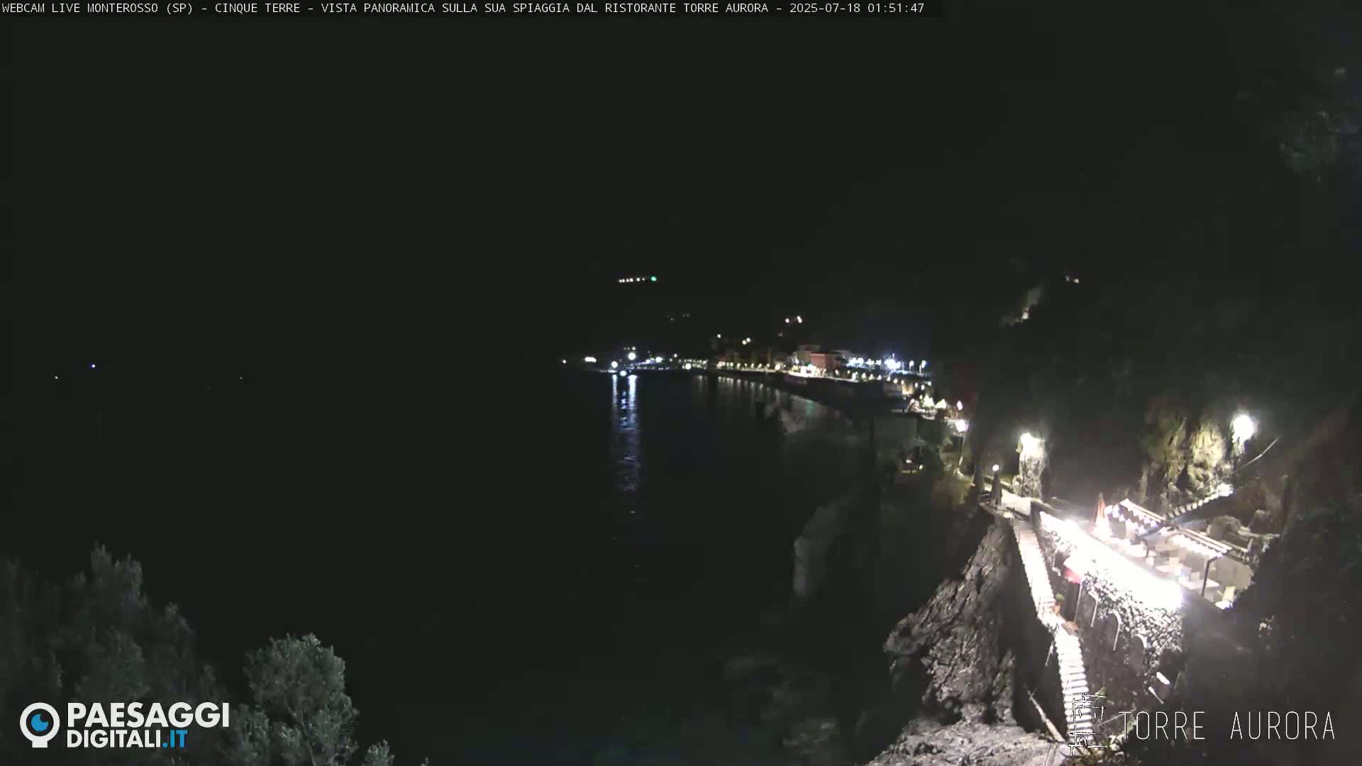 Cinque Terre Natural Park Monterosso Live Cam - La Spezia, Liguria, Italy