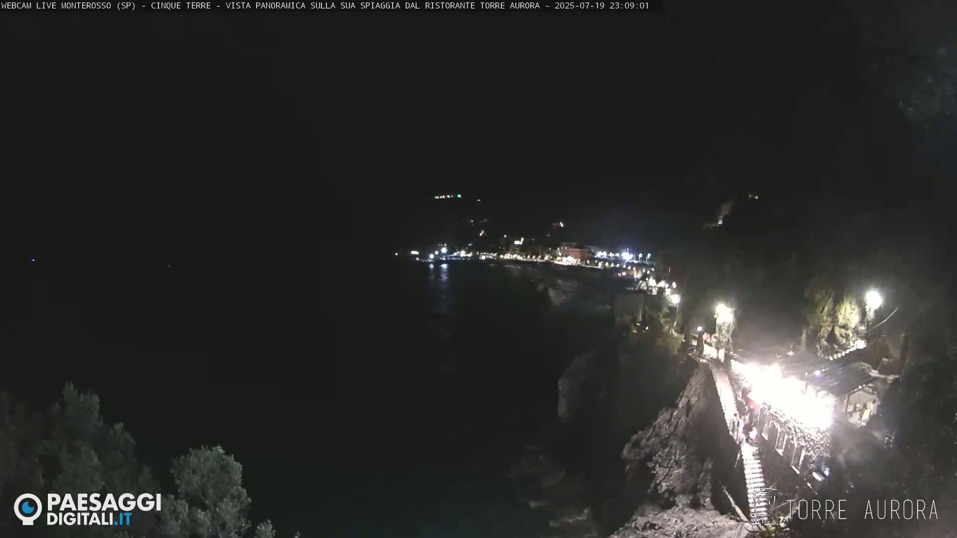 Cinque Terre Natural Park Monterosso Live Cam - La Spezia, Liguria, Italy