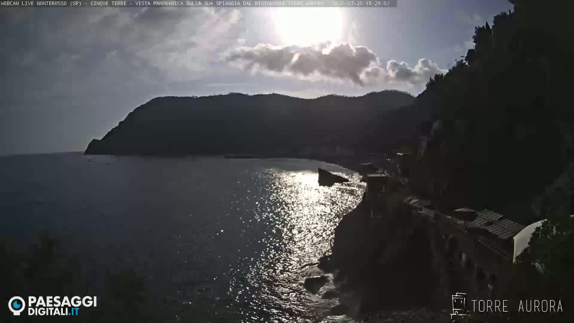 Cinque Terre Natural Park Monterosso Live Cam - La Spezia, Liguria, Italy