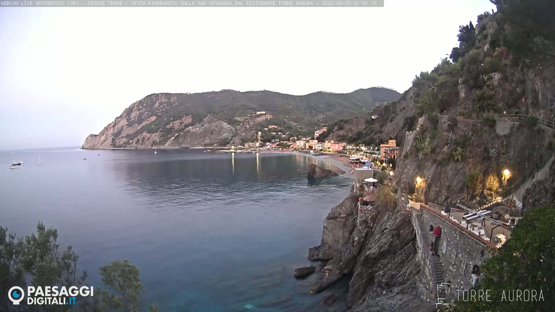 Cinque Terre Natural Park Monterosso Live Cam - La Spezia, Liguria, Italy