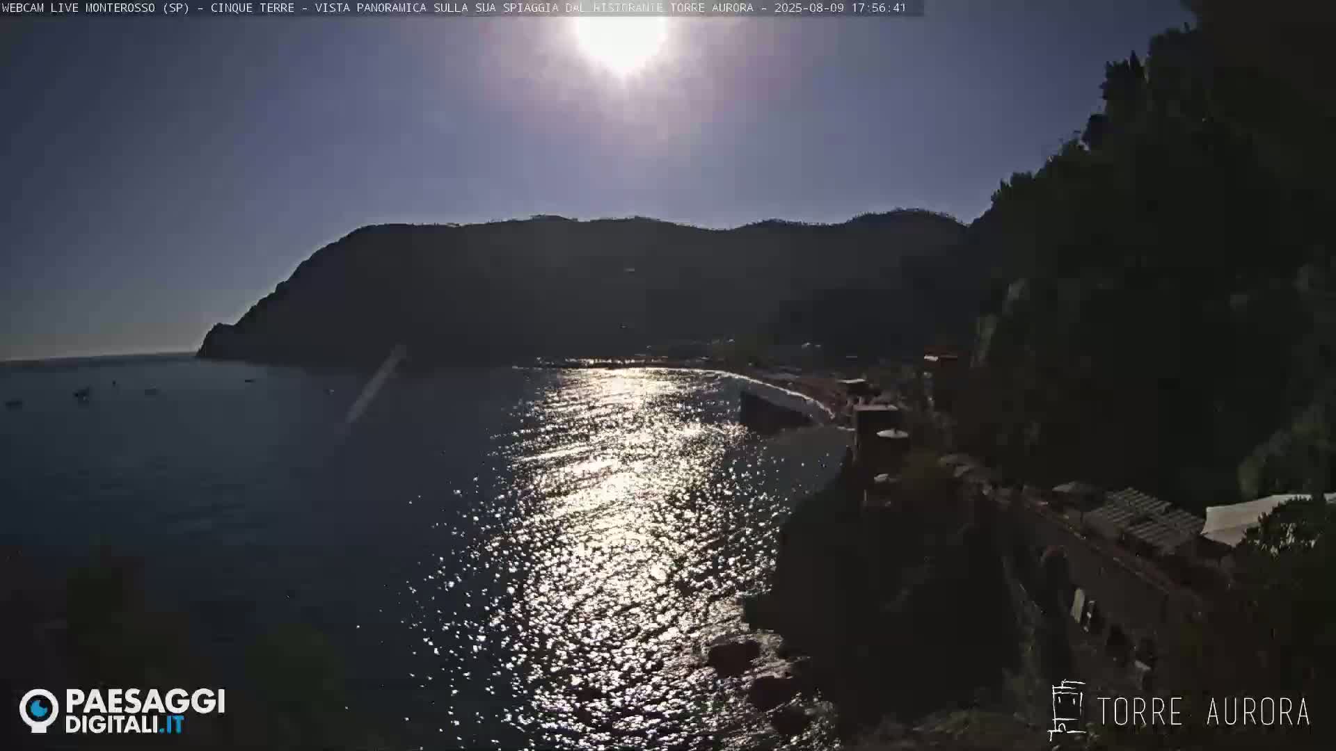 Cinque Terre Natural Park Monterosso Live Cam - La Spezia, Liguria, Italy