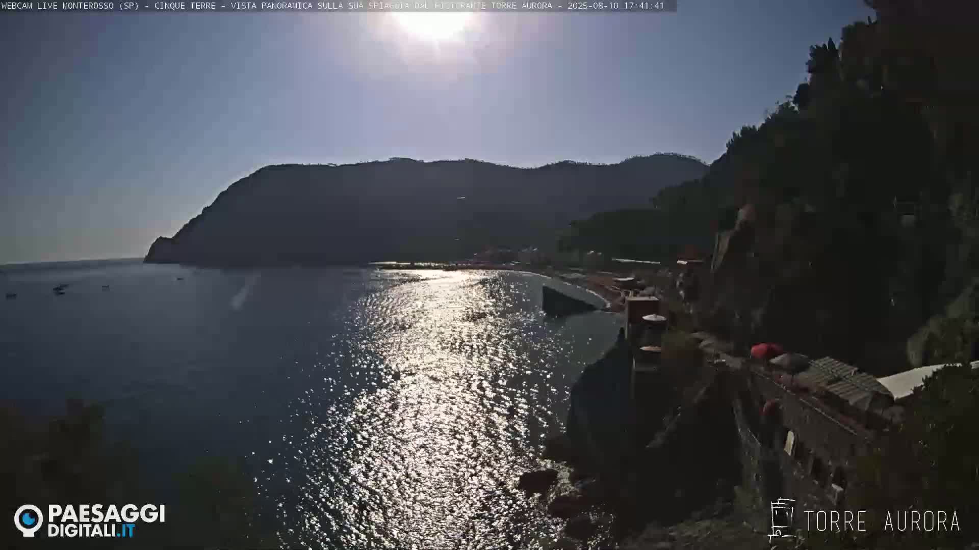 Cinque Terre Natural Park Monterosso Live Cam - La Spezia, Liguria, Italy
