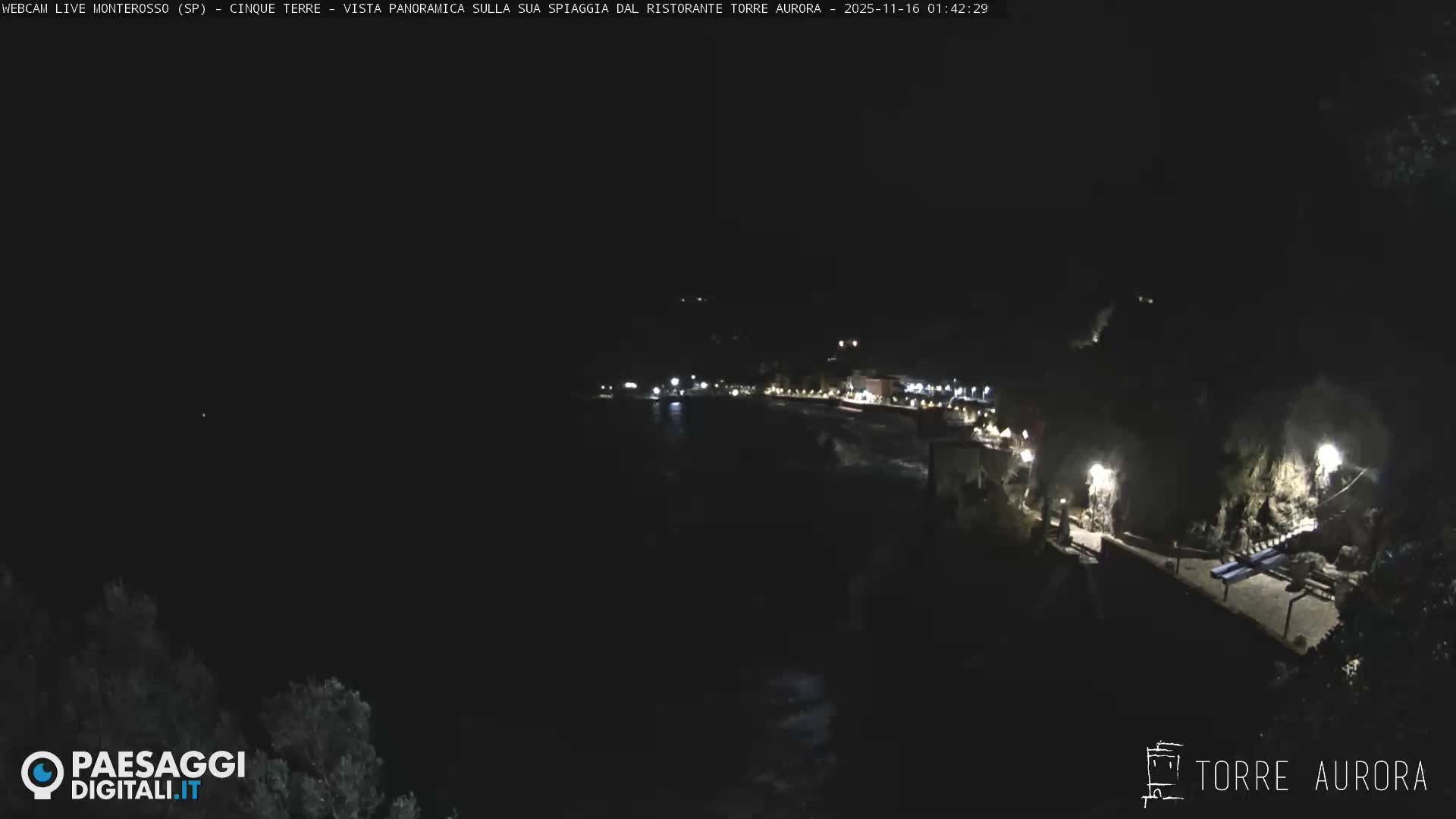 Cinque Terre Natural Park Monterosso Live Cam - La Spezia, Liguria, Italy