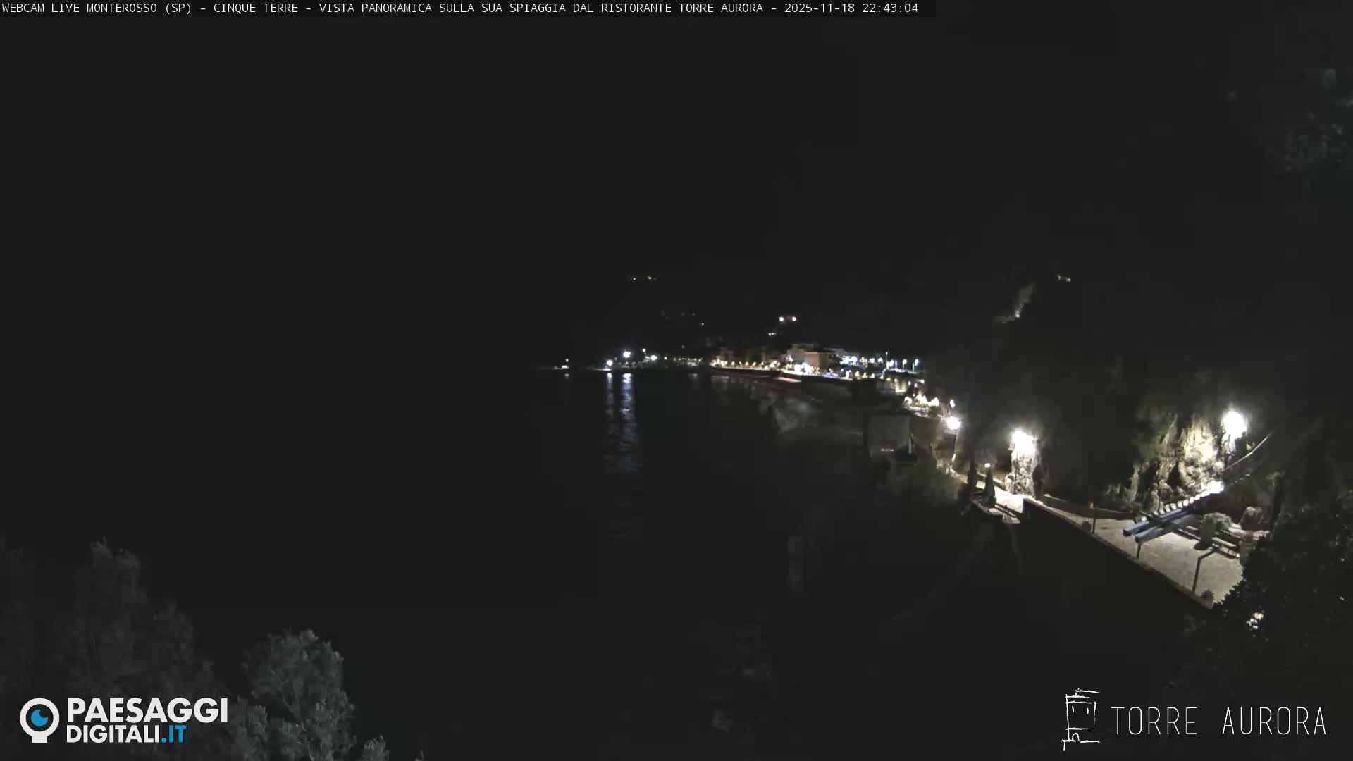Cinque Terre Natural Park Monterosso Live Cam - La Spezia, Liguria, Italy