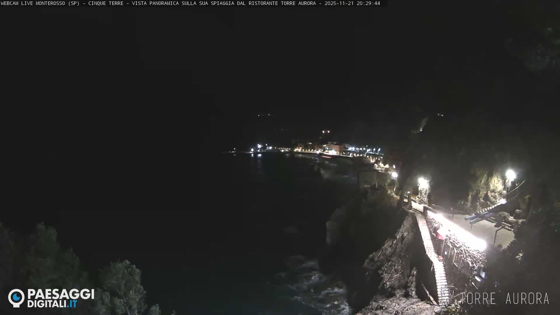 Cinque Terre Natural Park Monterosso Live Cam - La Spezia, Liguria, Italy