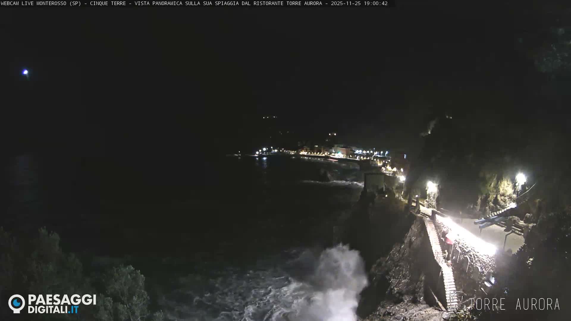 Cinque Terre Natural Park Monterosso Live Cam - La Spezia, Liguria, Italy
