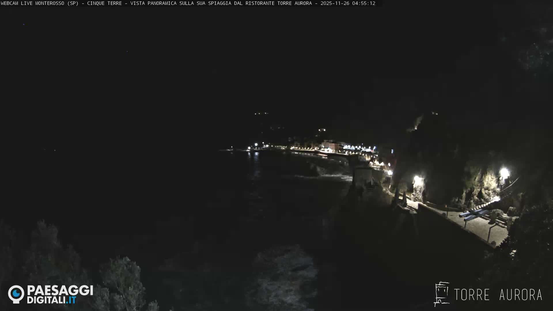 Cinque Terre Natural Park Monterosso Live Cam - La Spezia, Liguria, Italy