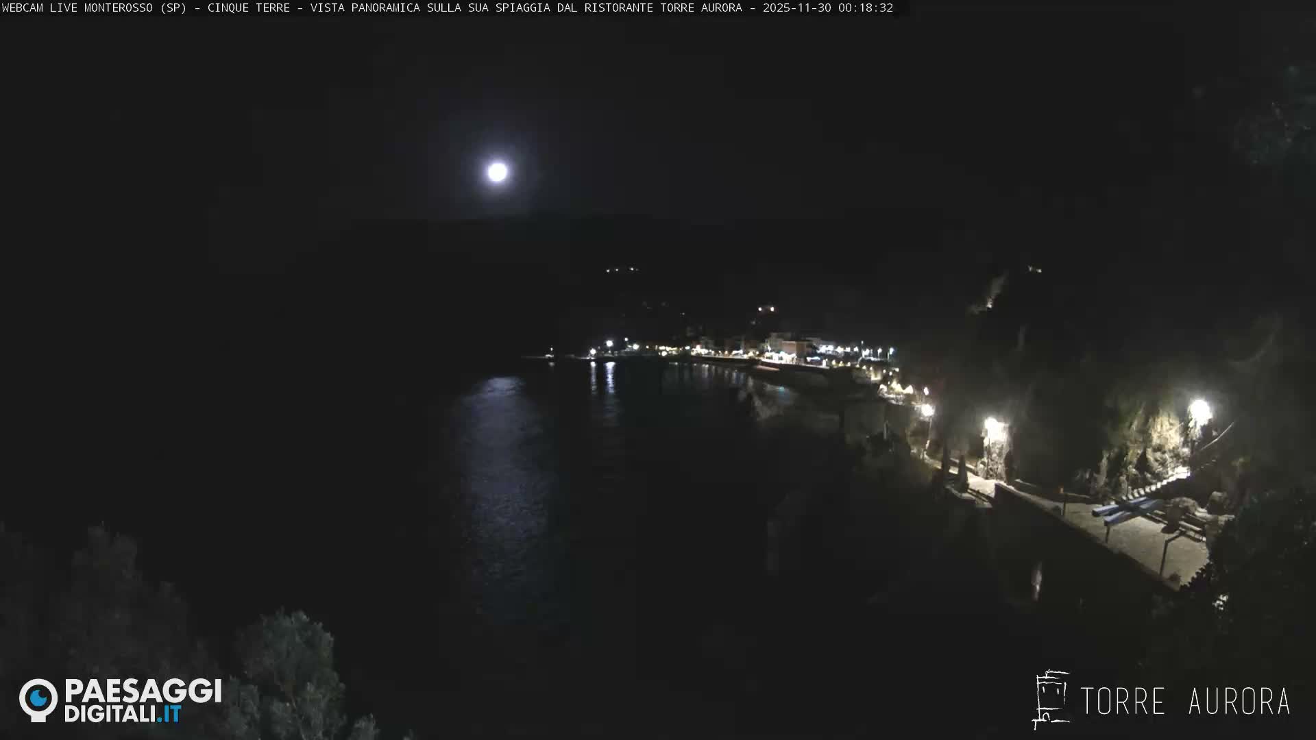 Cinque Terre Natural Park Monterosso Live Cam - La Spezia, Liguria, Italy
