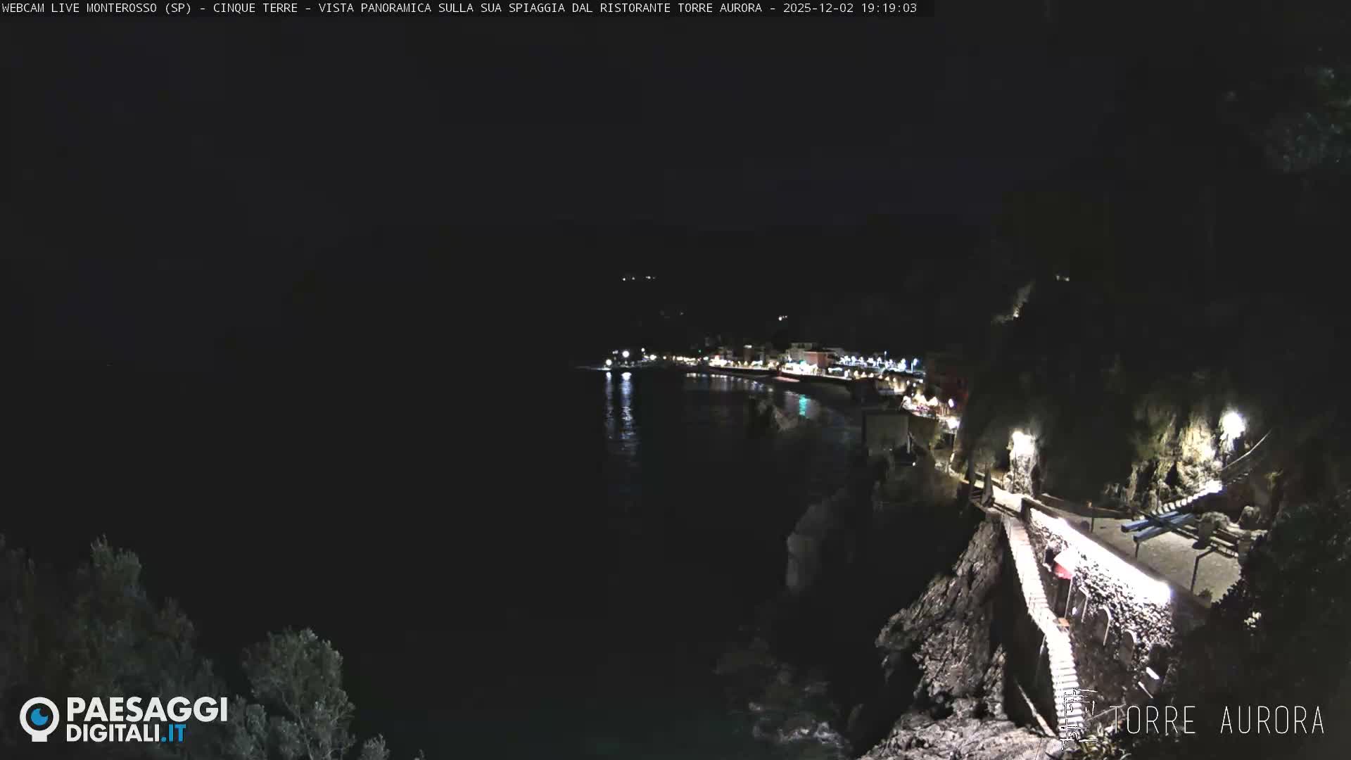 Cinque Terre Natural Park Monterosso Live Cam - La Spezia, Liguria, Italy