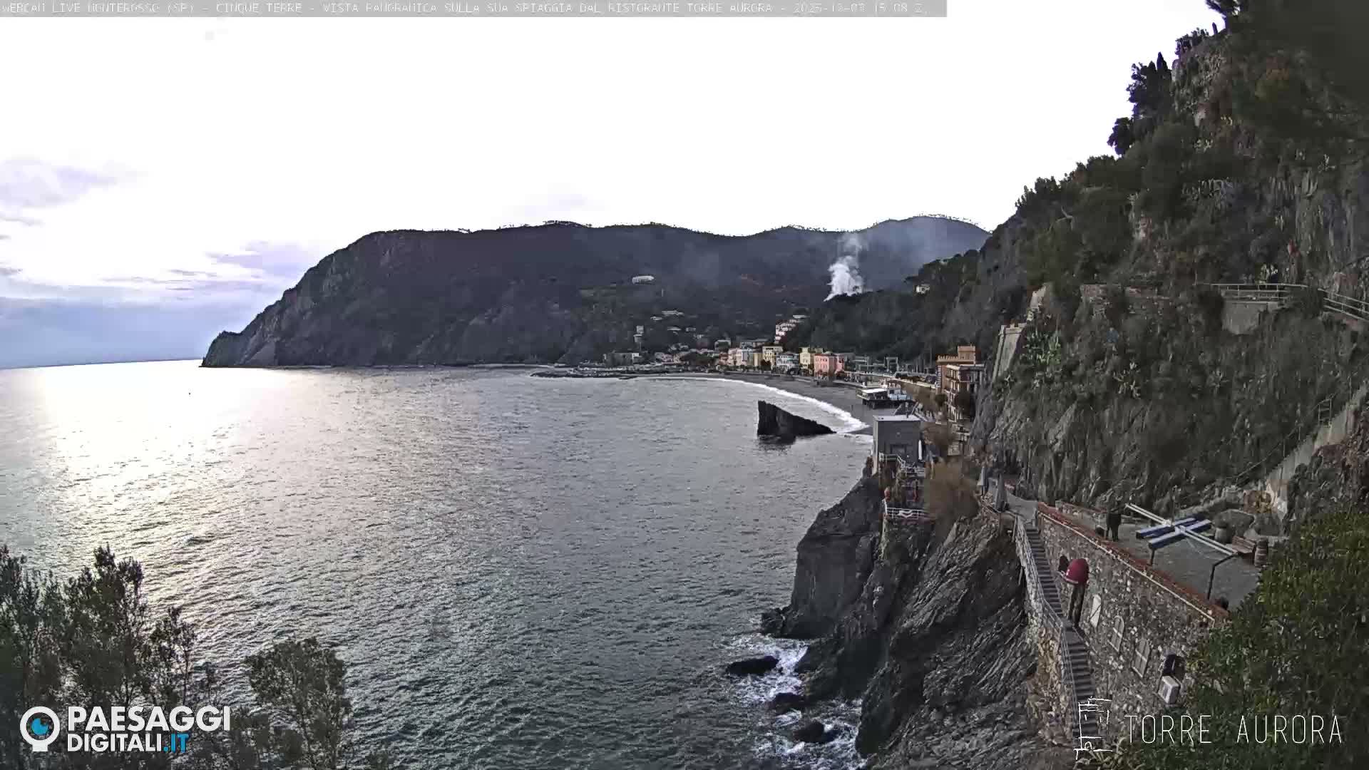 Cinque Terre Natural Park Monterosso Live Cam - La Spezia, Liguria, Italy