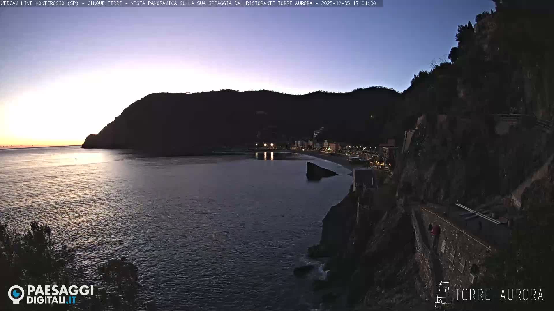 Cinque Terre Natural Park Monterosso Live Cam - La Spezia, Liguria, Italy