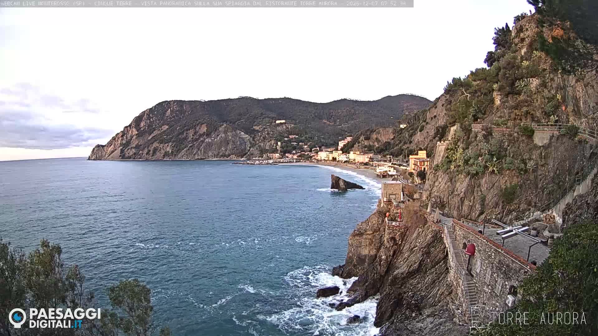Cinque Terre Natural Park Monterosso Live Cam - La Spezia, Liguria, Italy