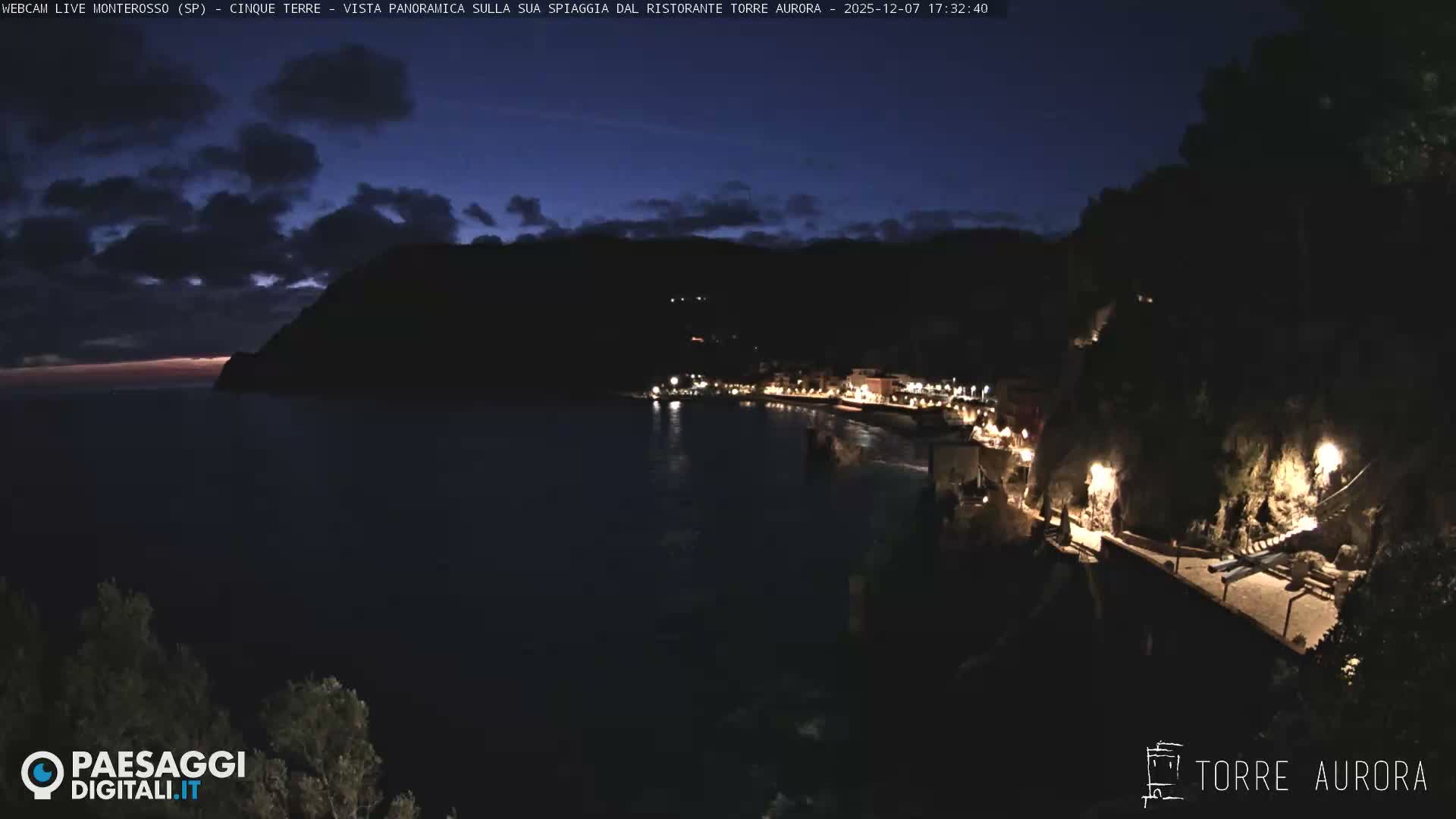 Cinque Terre Natural Park Monterosso Live Cam - La Spezia, Liguria, Italy