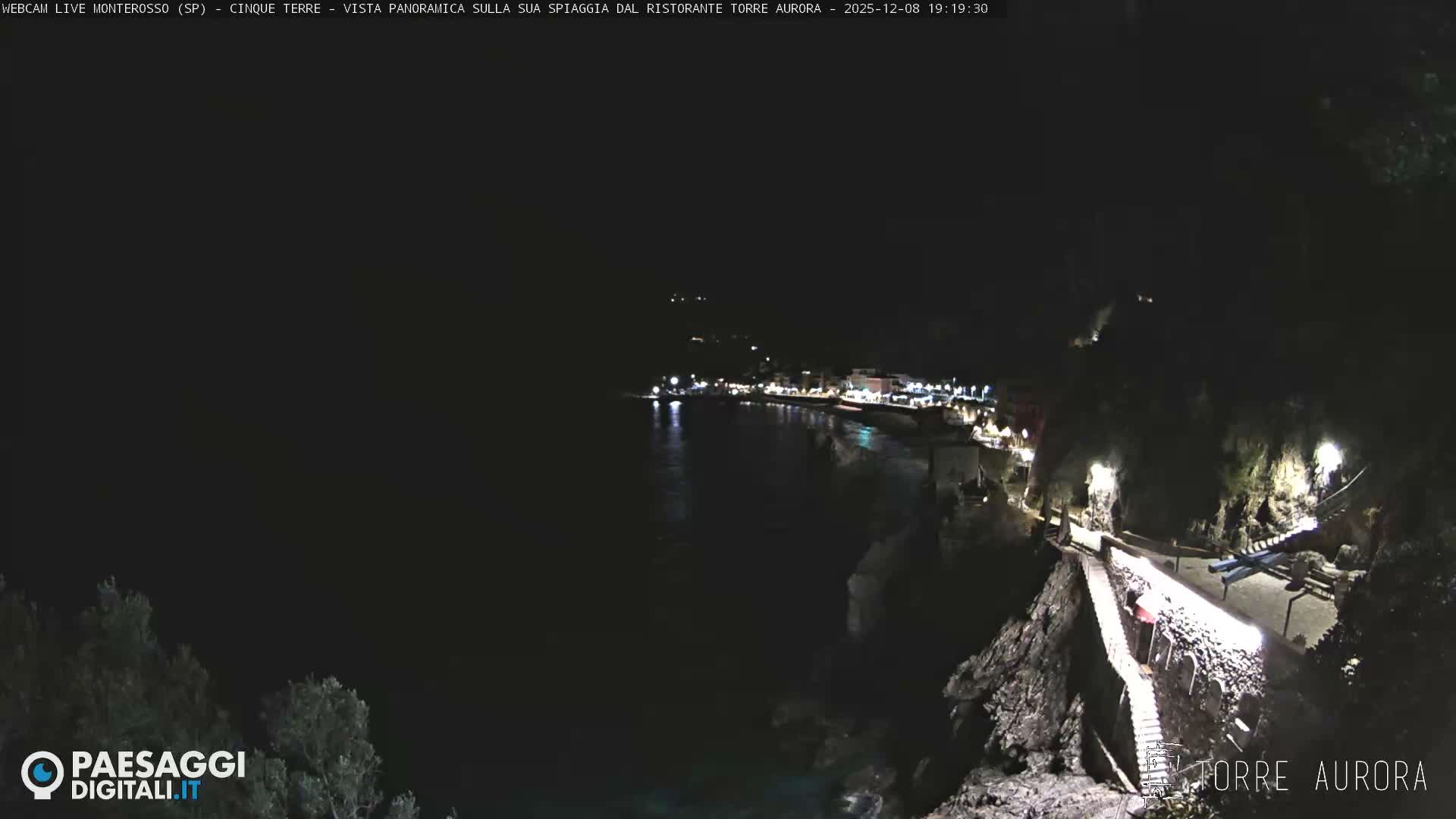 Cinque Terre Natural Park Monterosso Live Cam - La Spezia, Liguria, Italy