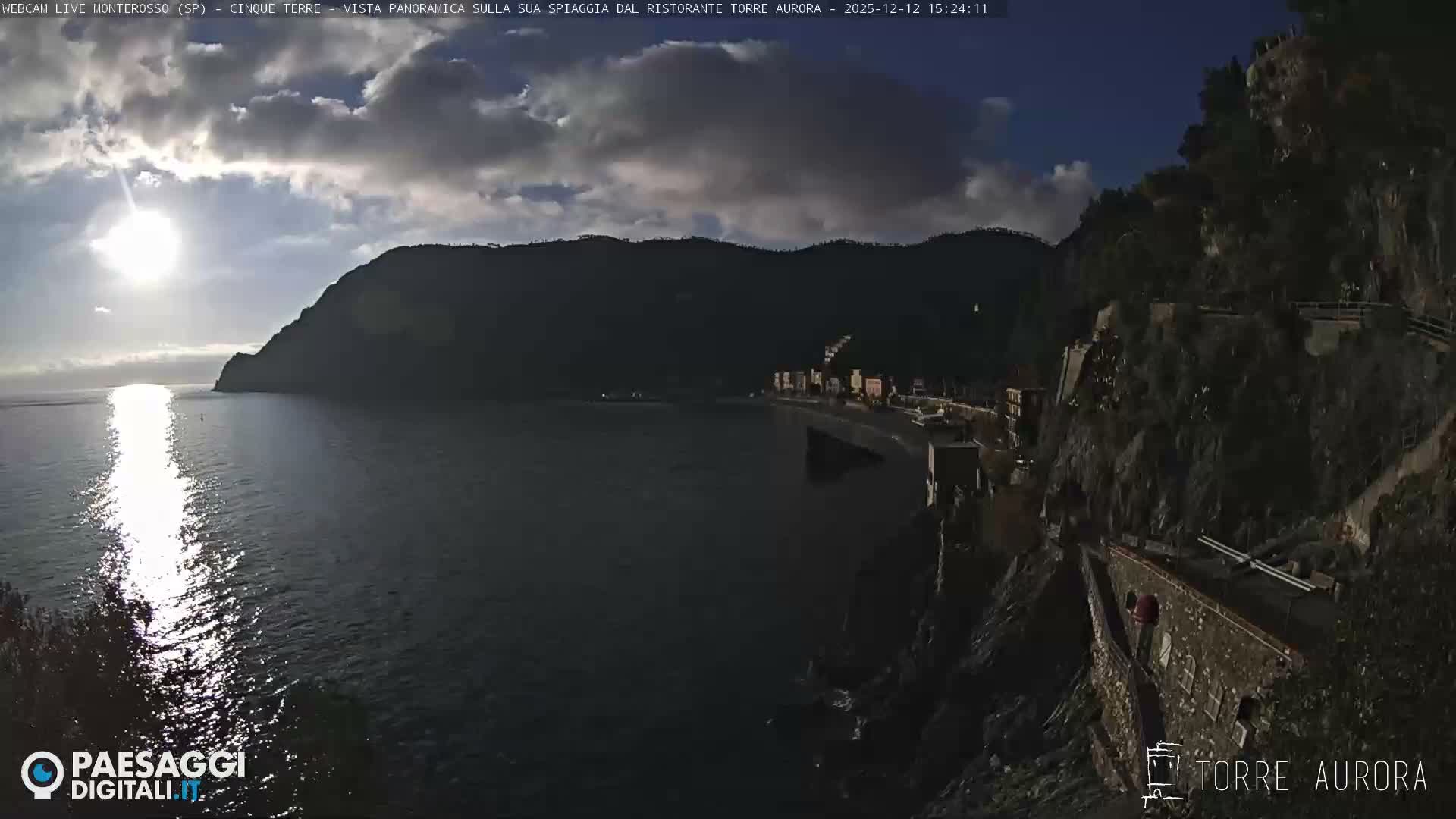 Cinque Terre Natural Park Monterosso Live Cam - La Spezia, Liguria, Italy
