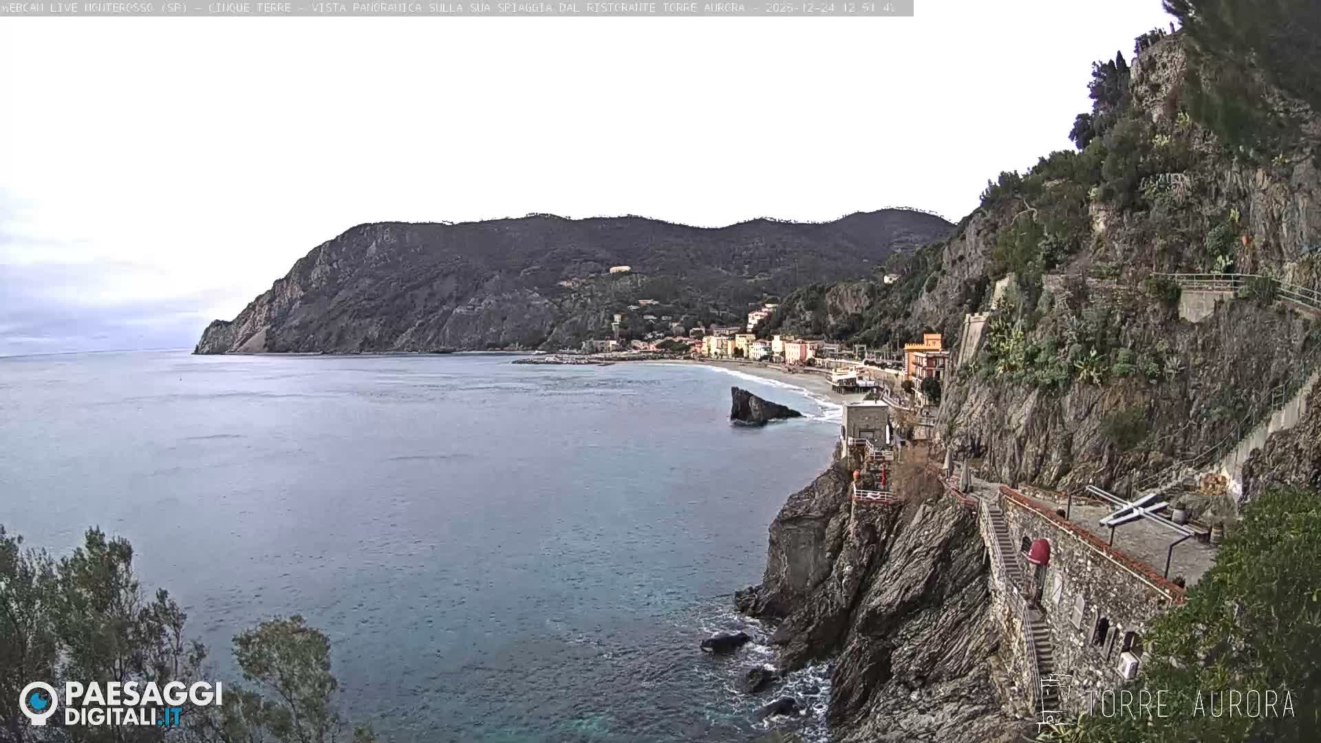 Cinque Terre Natural Park Monterosso Live Cam - La Spezia, Liguria, Italy
