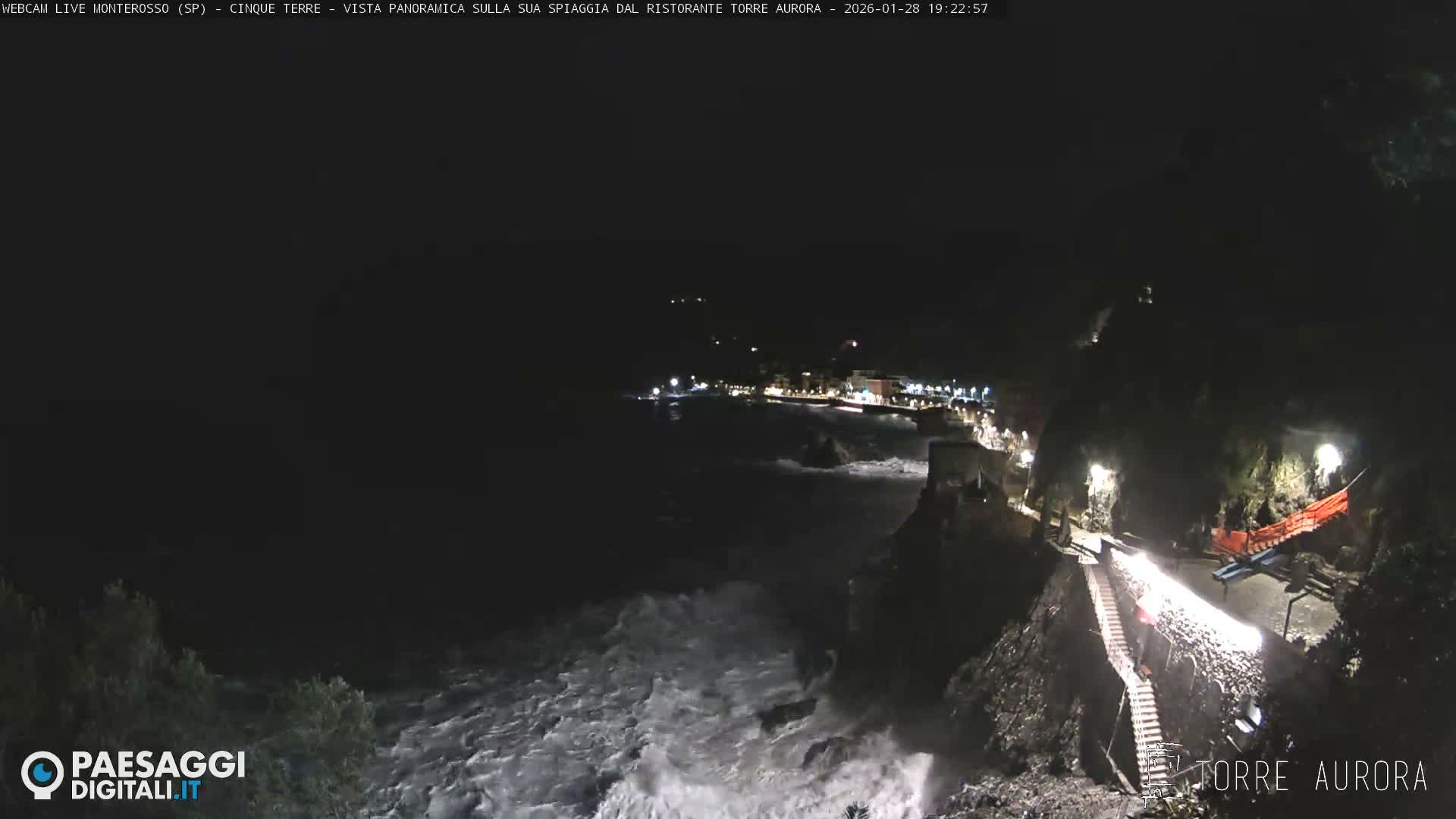Cinque Terre Natural Park Monterosso Live Cam - La Spezia, Liguria, Italy