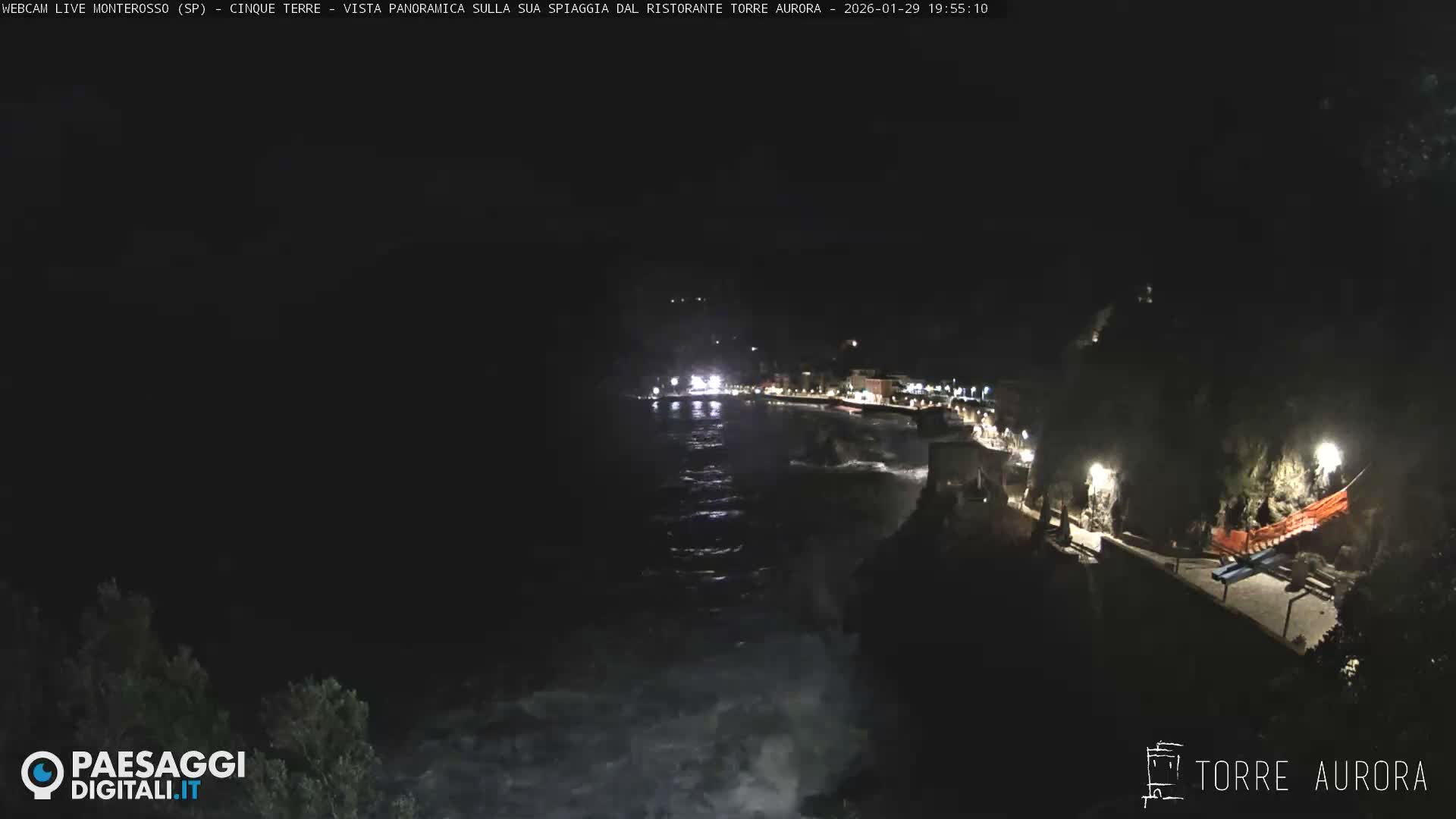 Cinque Terre Natural Park Monterosso Live Cam - La Spezia, Liguria, Italy