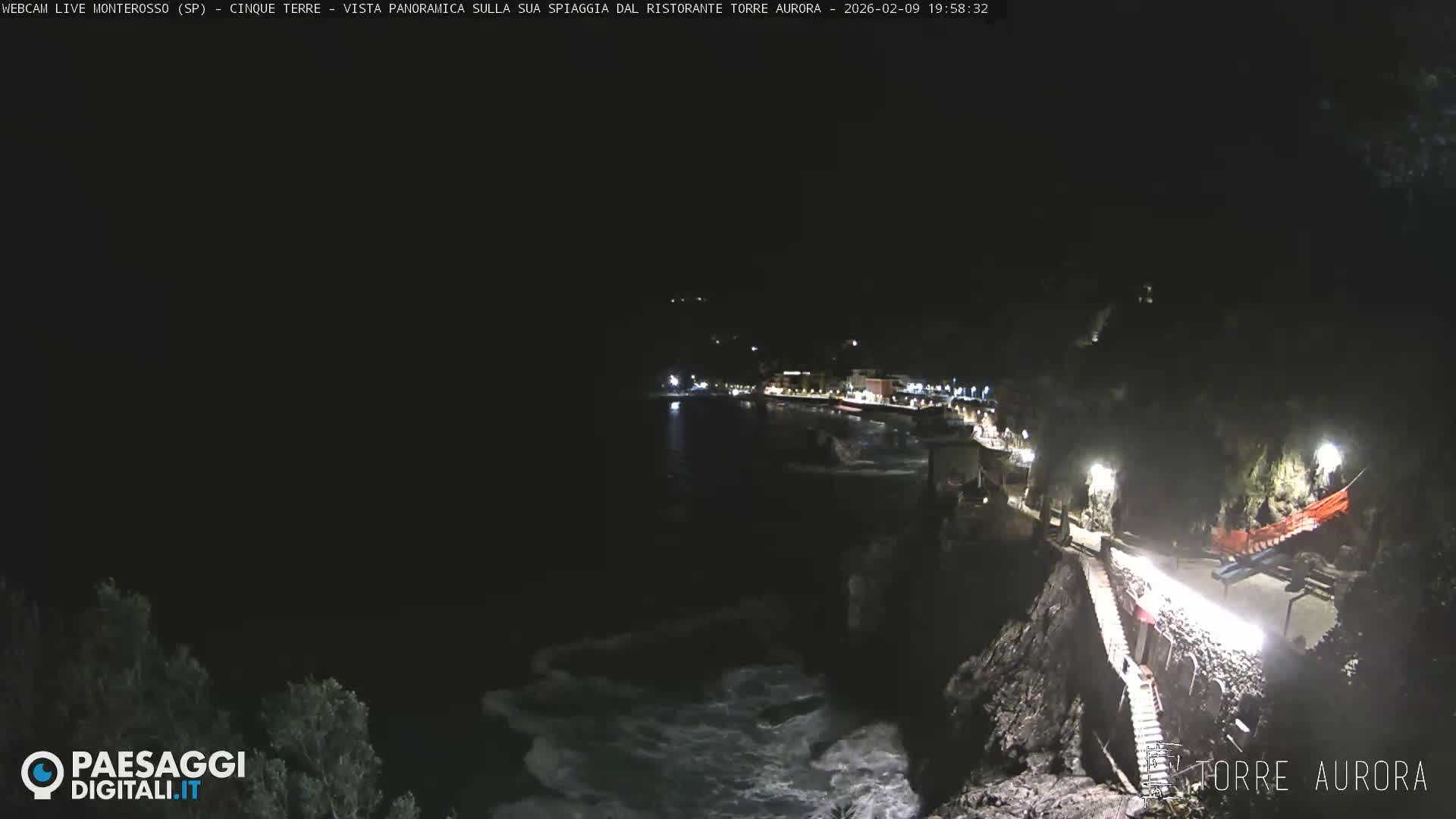 Cinque Terre Natural Park Monterosso Live Cam - La Spezia, Liguria, Italy