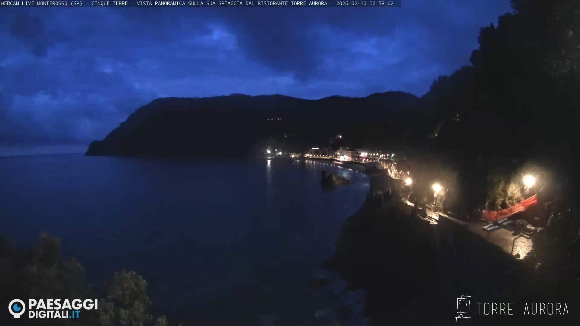 Cinque Terre Natural Park Monterosso Live Cam - La Spezia, Liguria, Italy