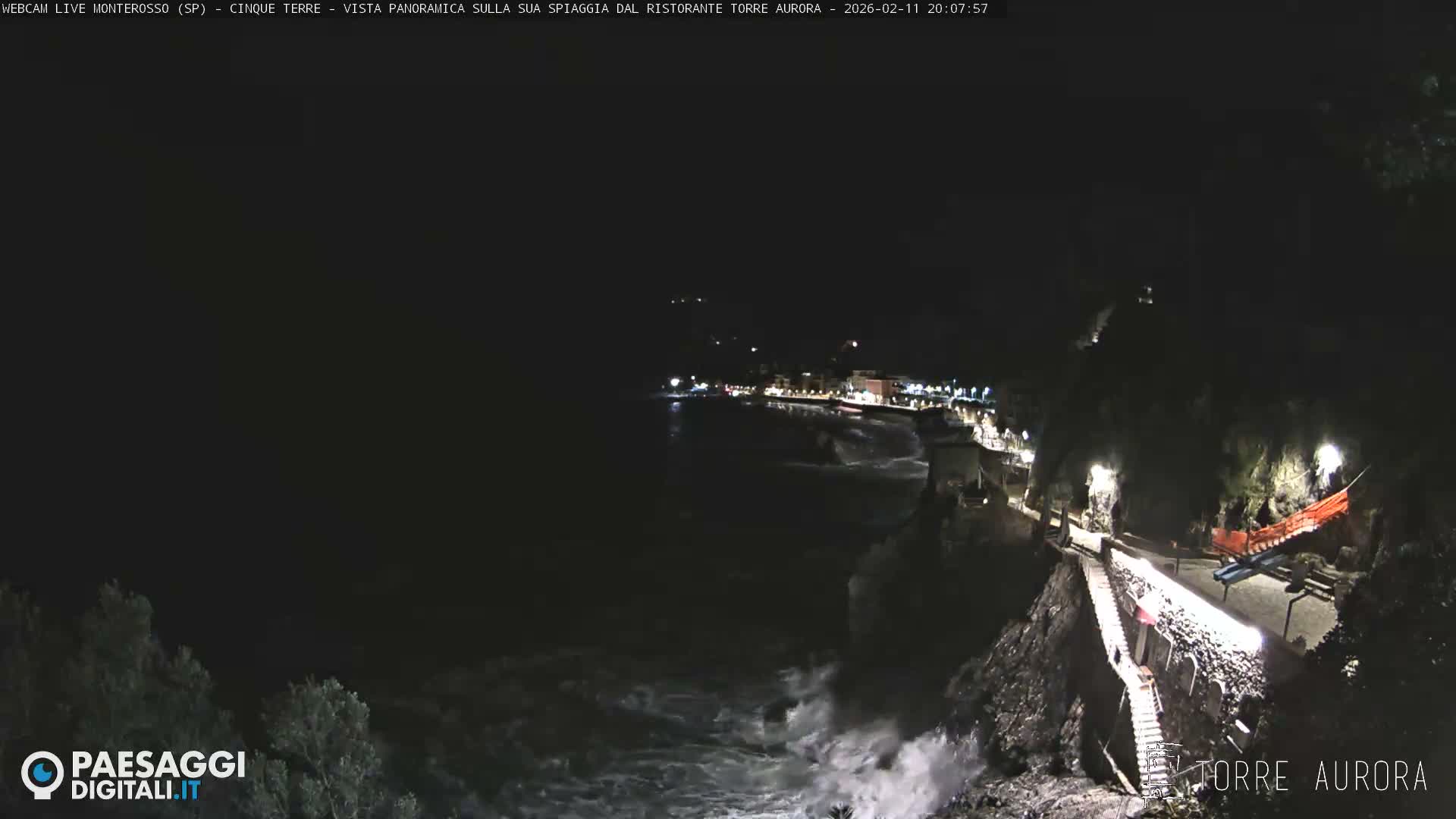 Cinque Terre Natural Park Monterosso Live Cam - La Spezia, Liguria, Italy