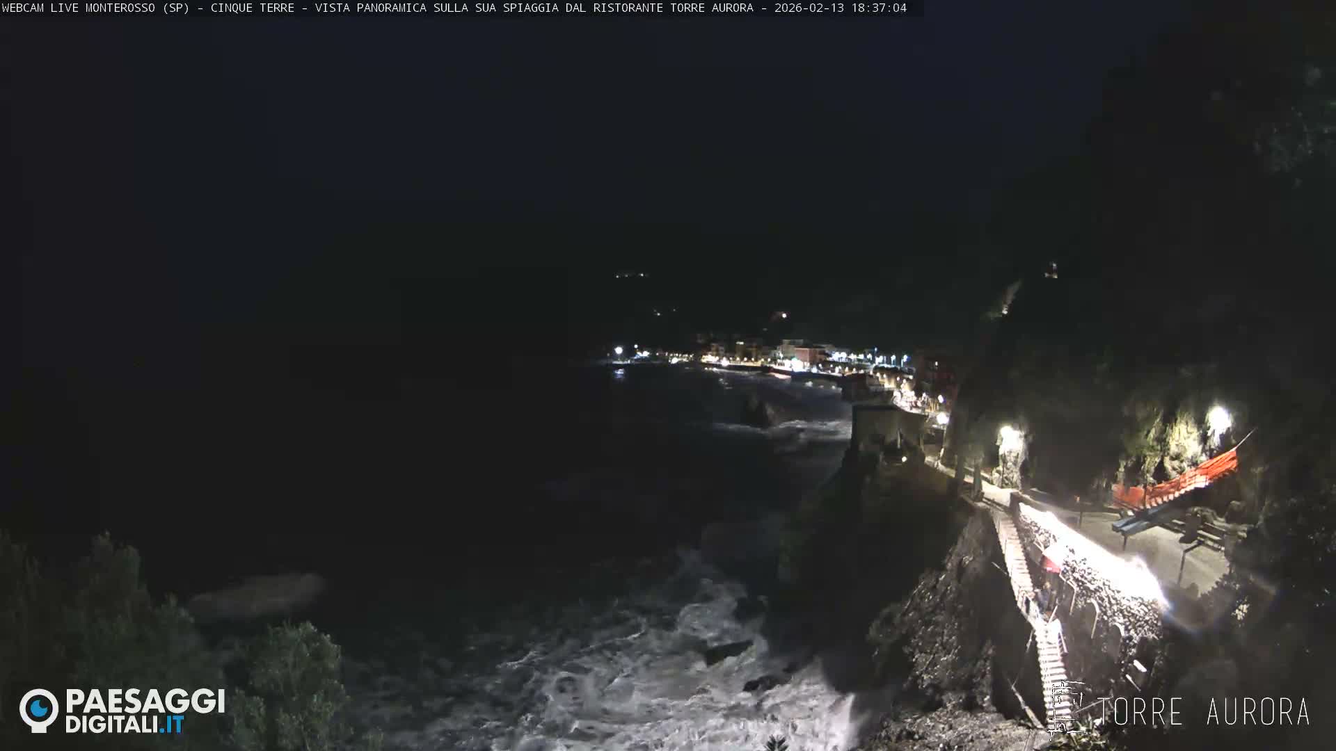 Cinque Terre Natural Park Monterosso Live Cam - La Spezia, Liguria, Italy
