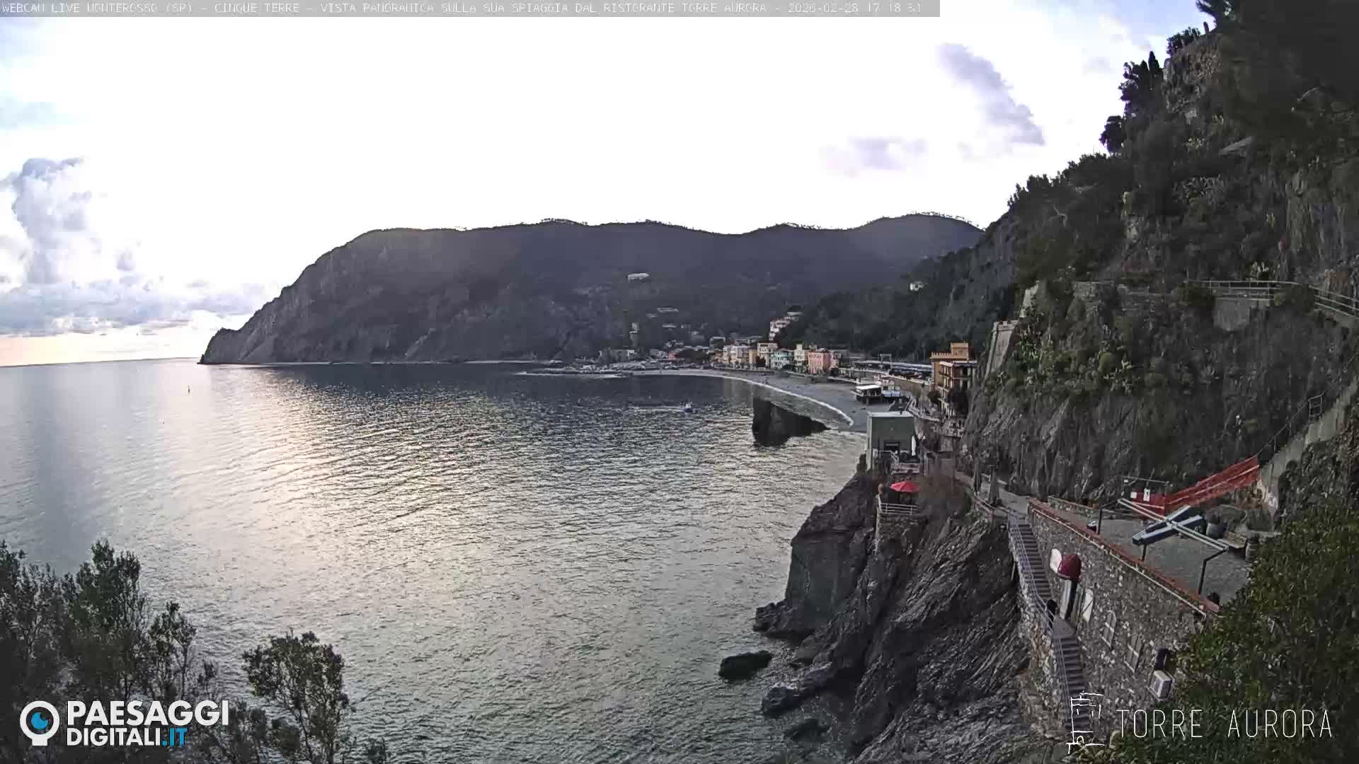 Cinque Terre Natural Park Monterosso Live Cam - La Spezia, Liguria, Italy