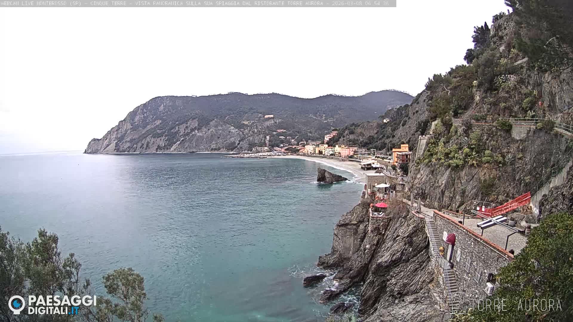 Cinque Terre Natural Park Monterosso Live Cam - La Spezia, Liguria, Italy