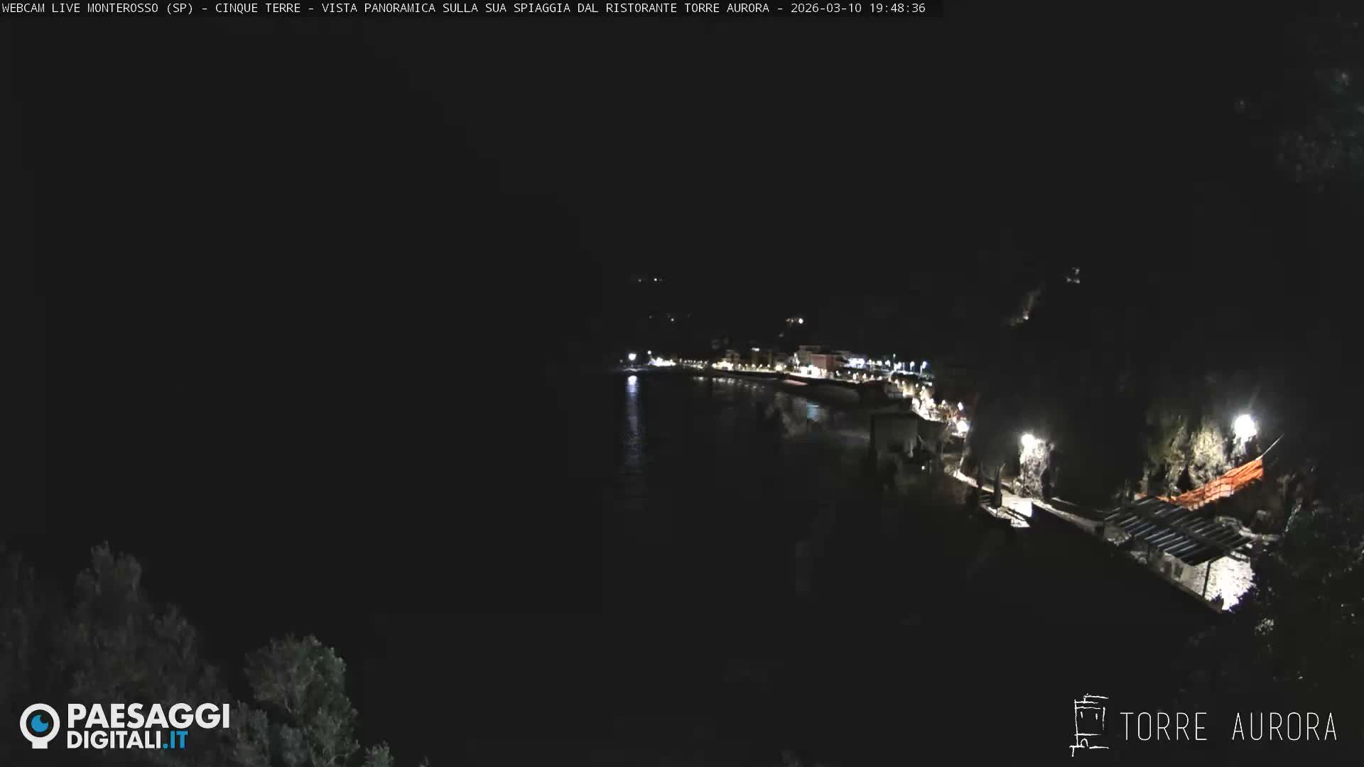 Cinque Terre Natural Park Monterosso Live Cam - La Spezia, Liguria, Italy