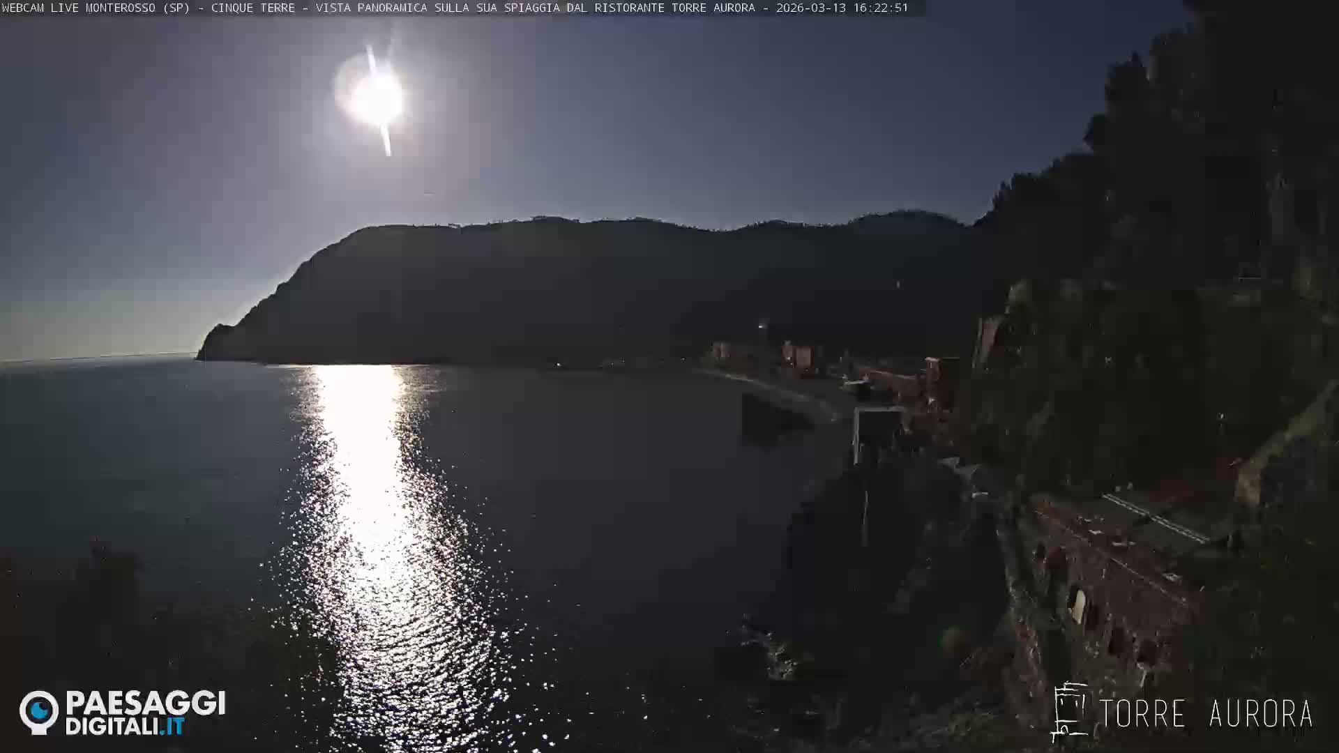 Cinque Terre Natural Park Monterosso Live Cam - La Spezia, Liguria, Italy