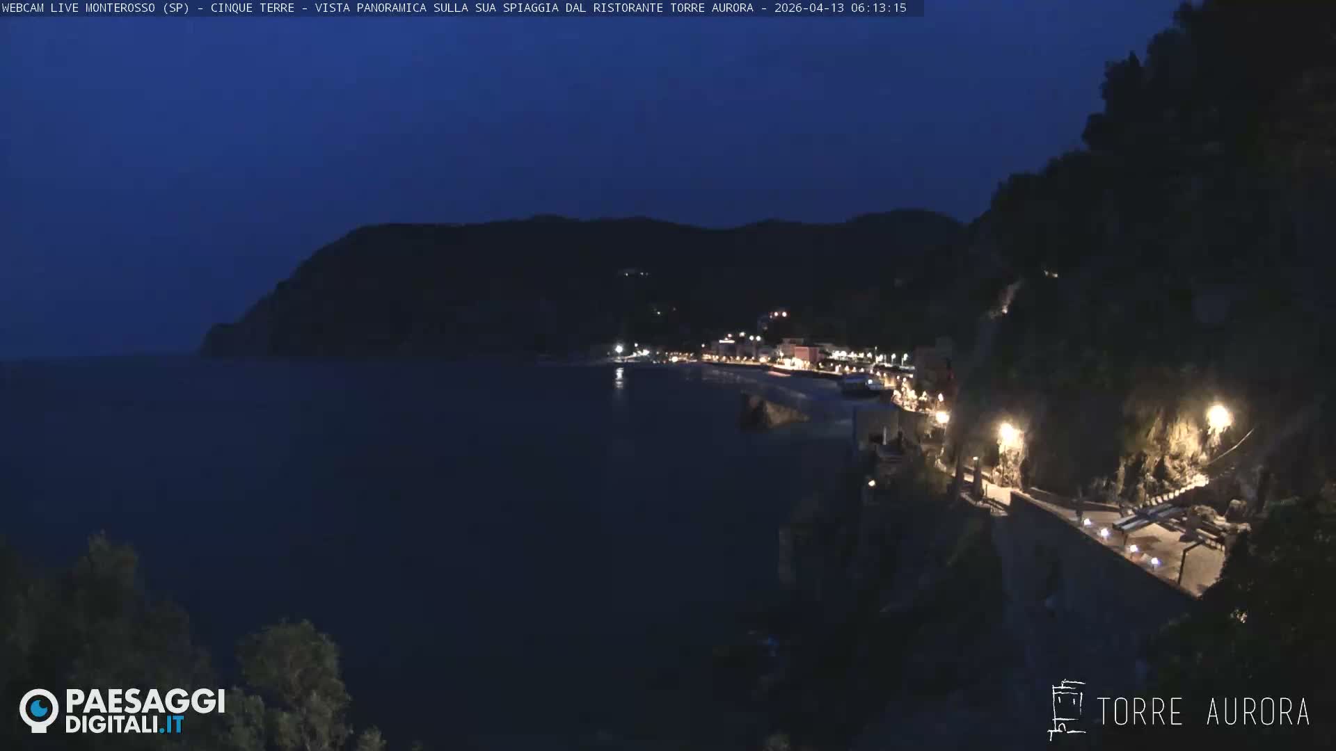 Cinque Terre Natural Park Monterosso Live Cam - La Spezia, Liguria, Italy