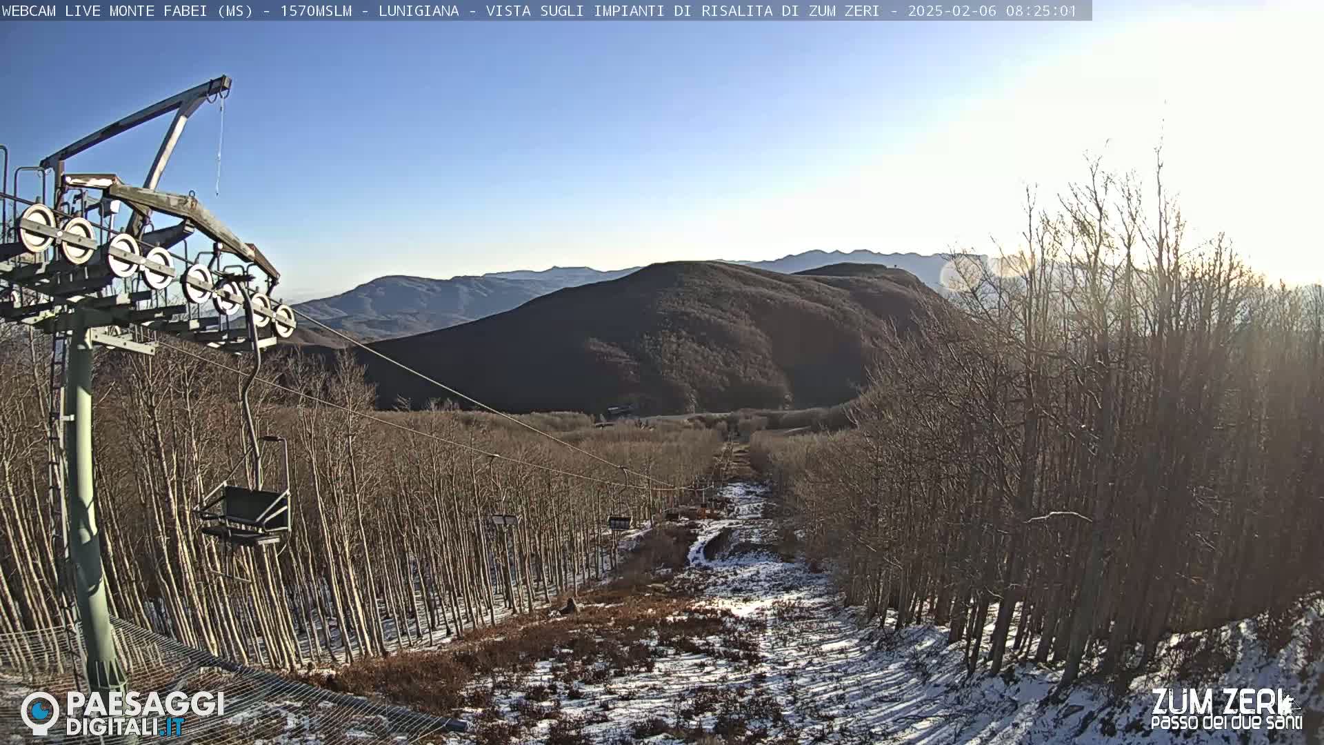 Zum Zeri Monte Fabei  Mount Live Cam - Massa & Carrara, Tuscany, Italy