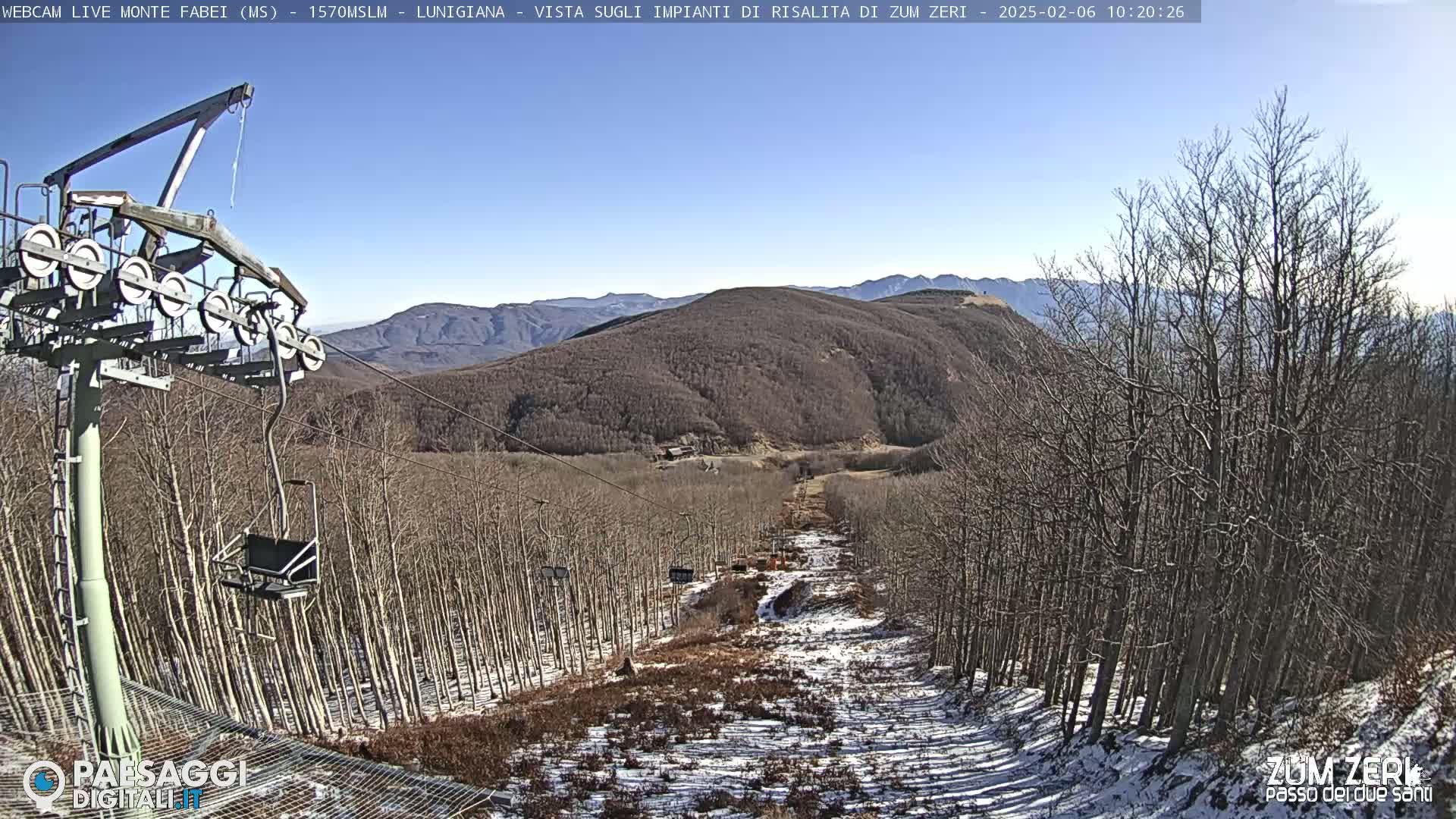 Zum Zeri Monte Fabei  Mount Live Cam - Massa & Carrara, Tuscany, Italy