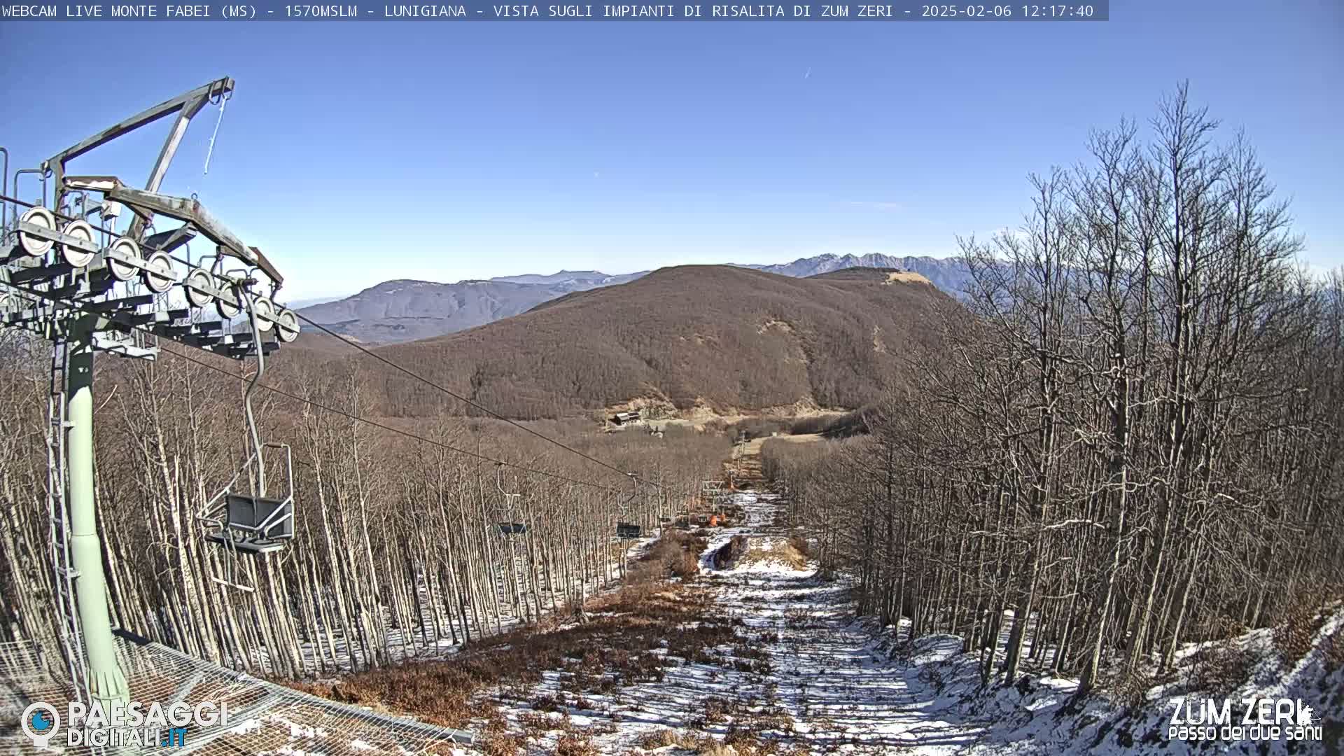 Zum Zeri Monte Fabei  Mount Live Cam - Massa & Carrara, Tuscany, Italy