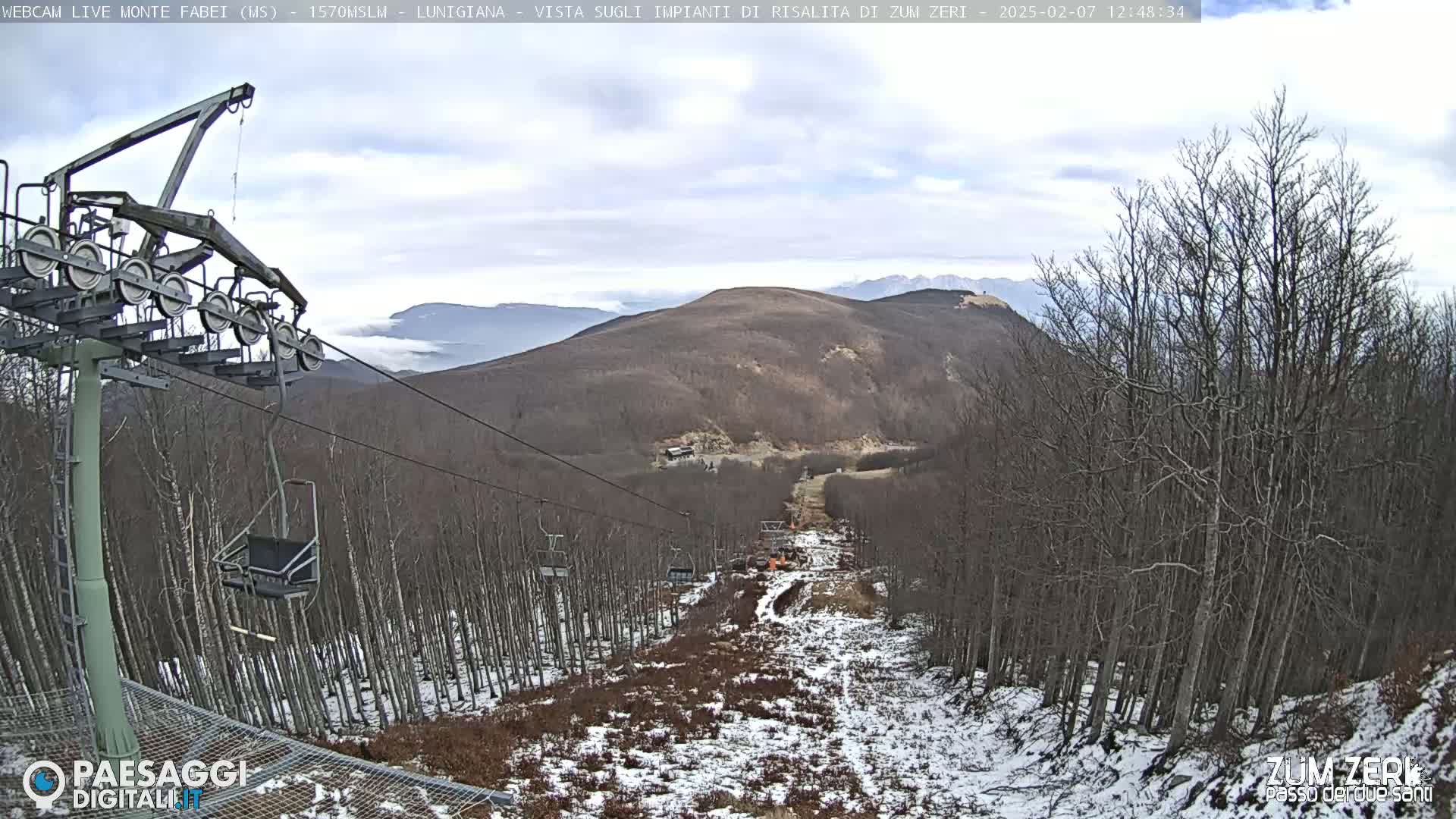 Zum Zeri Monte Fabei  Mount Live Cam - Massa & Carrara, Tuscany, Italy