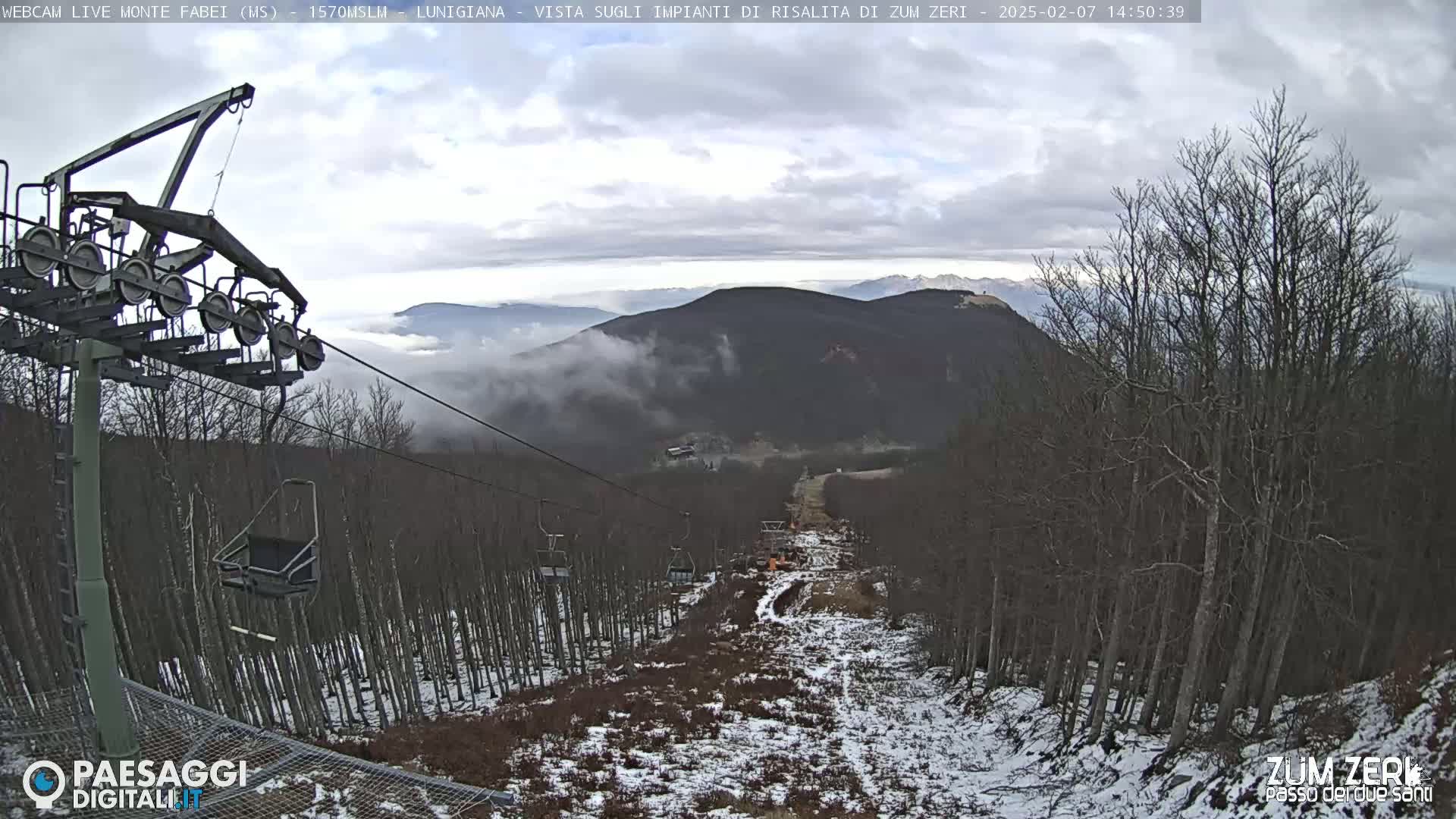 Zum Zeri Monte Fabei  Mount Live Cam - Massa & Carrara, Tuscany, Italy