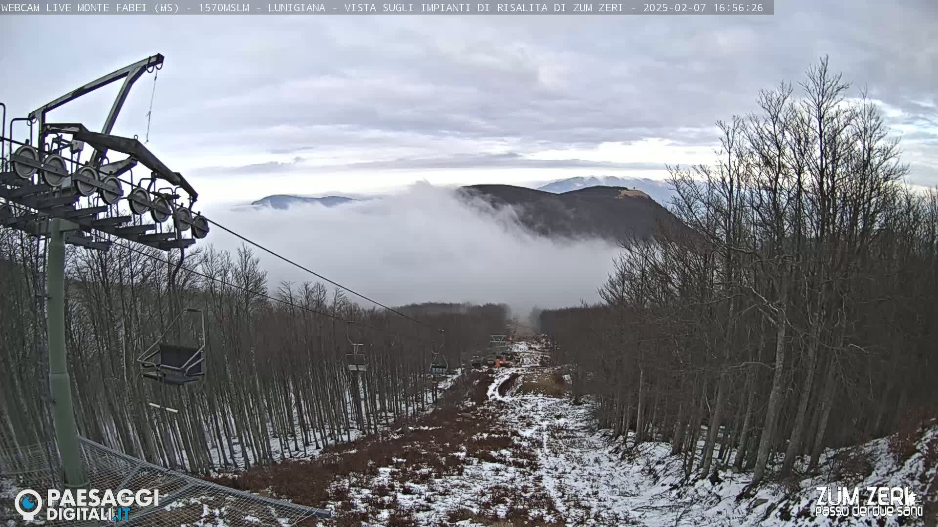Zum Zeri Monte Fabei  Mount Live Cam - Massa & Carrara, Tuscany, Italy