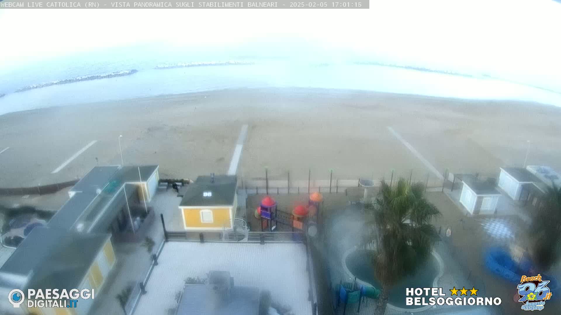 Cattolica Beach Live Cam -  Rimini, Emilia-Romagna, Italy