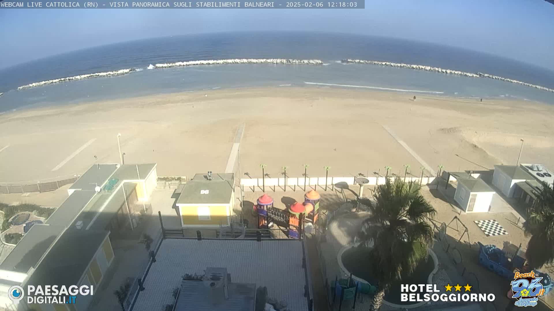 Cattolica Beach Live Cam -  Rimini, Emilia-Romagna, Italy