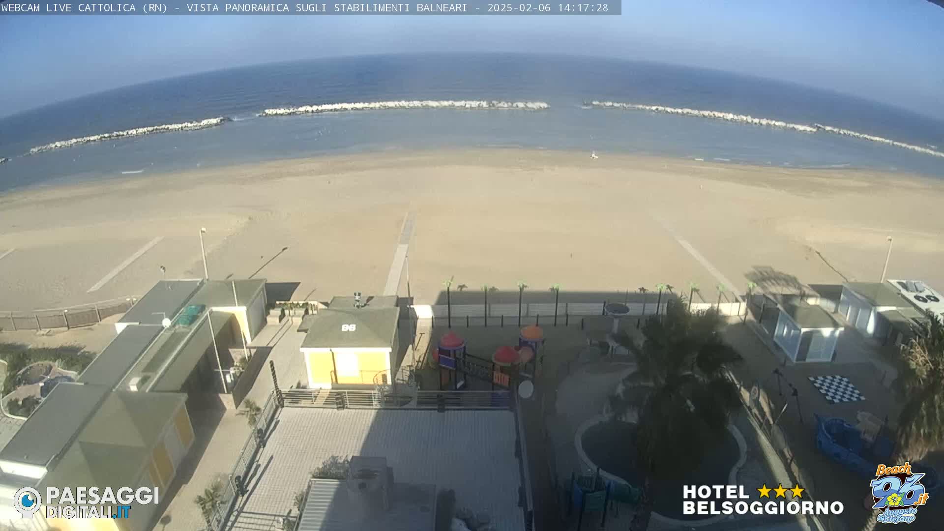 Cattolica Beach Live Cam -  Rimini, Emilia-Romagna, Italy
