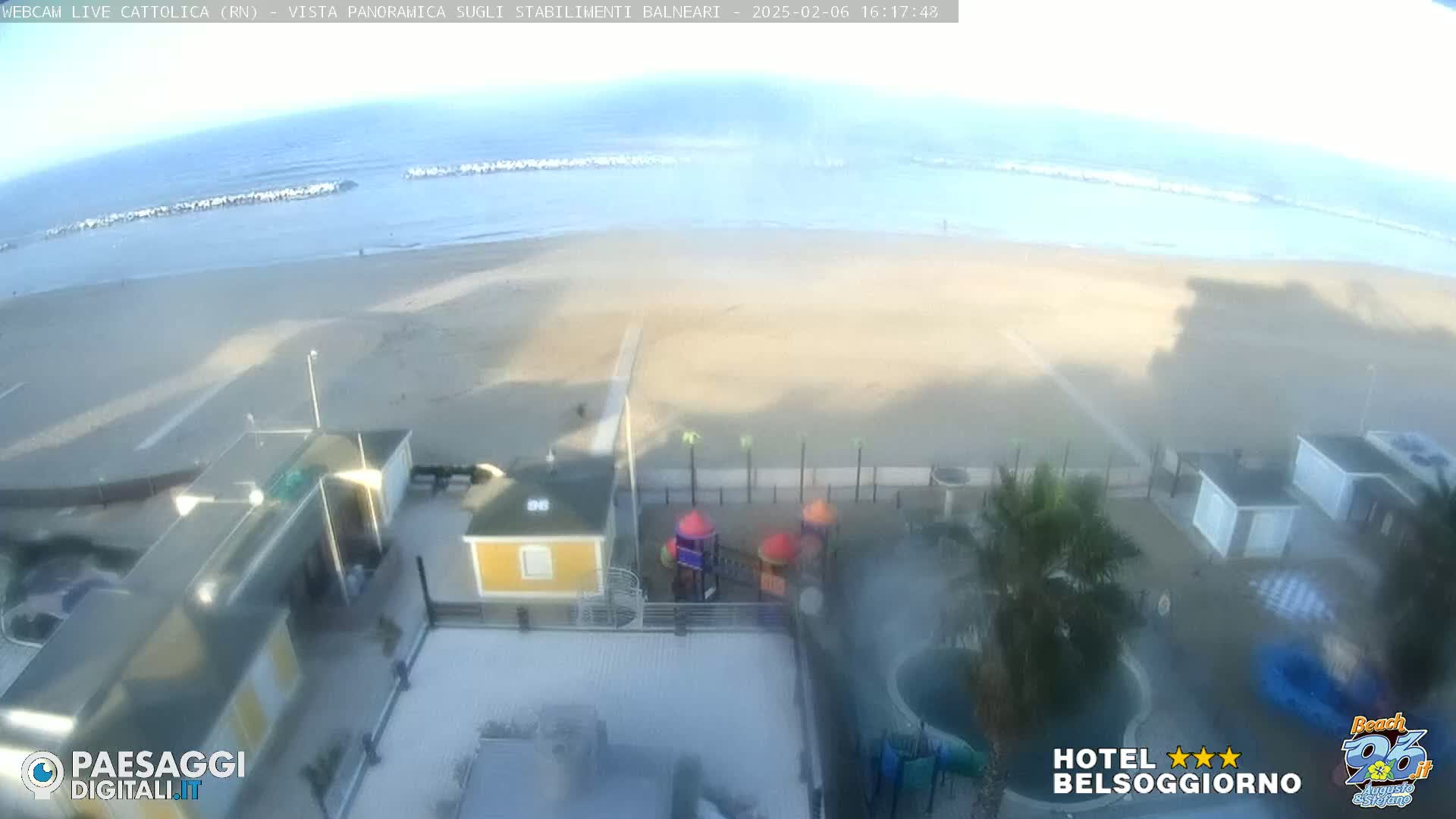 Cattolica Beach Live Cam -  Rimini, Emilia-Romagna, Italy