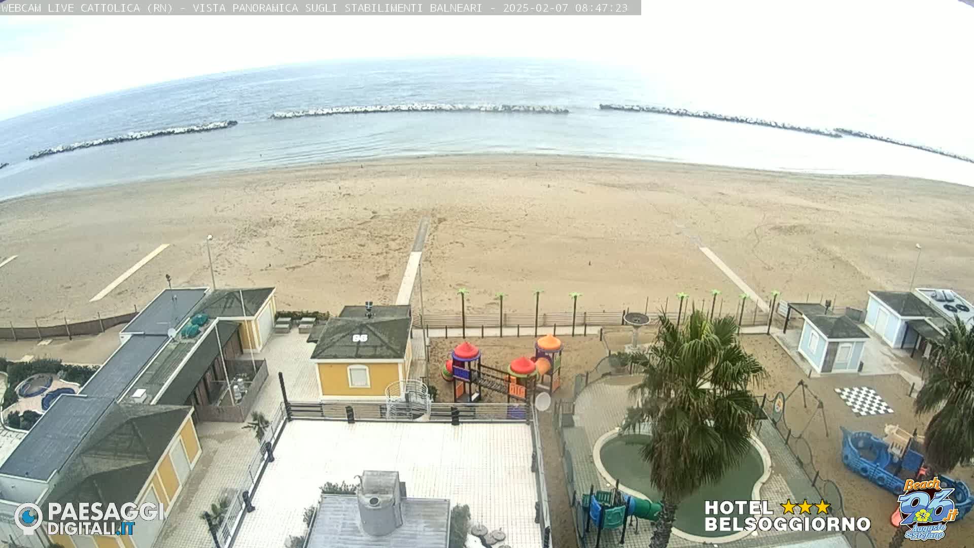 Cattolica Beach Live Cam -  Rimini, Emilia-Romagna, Italy