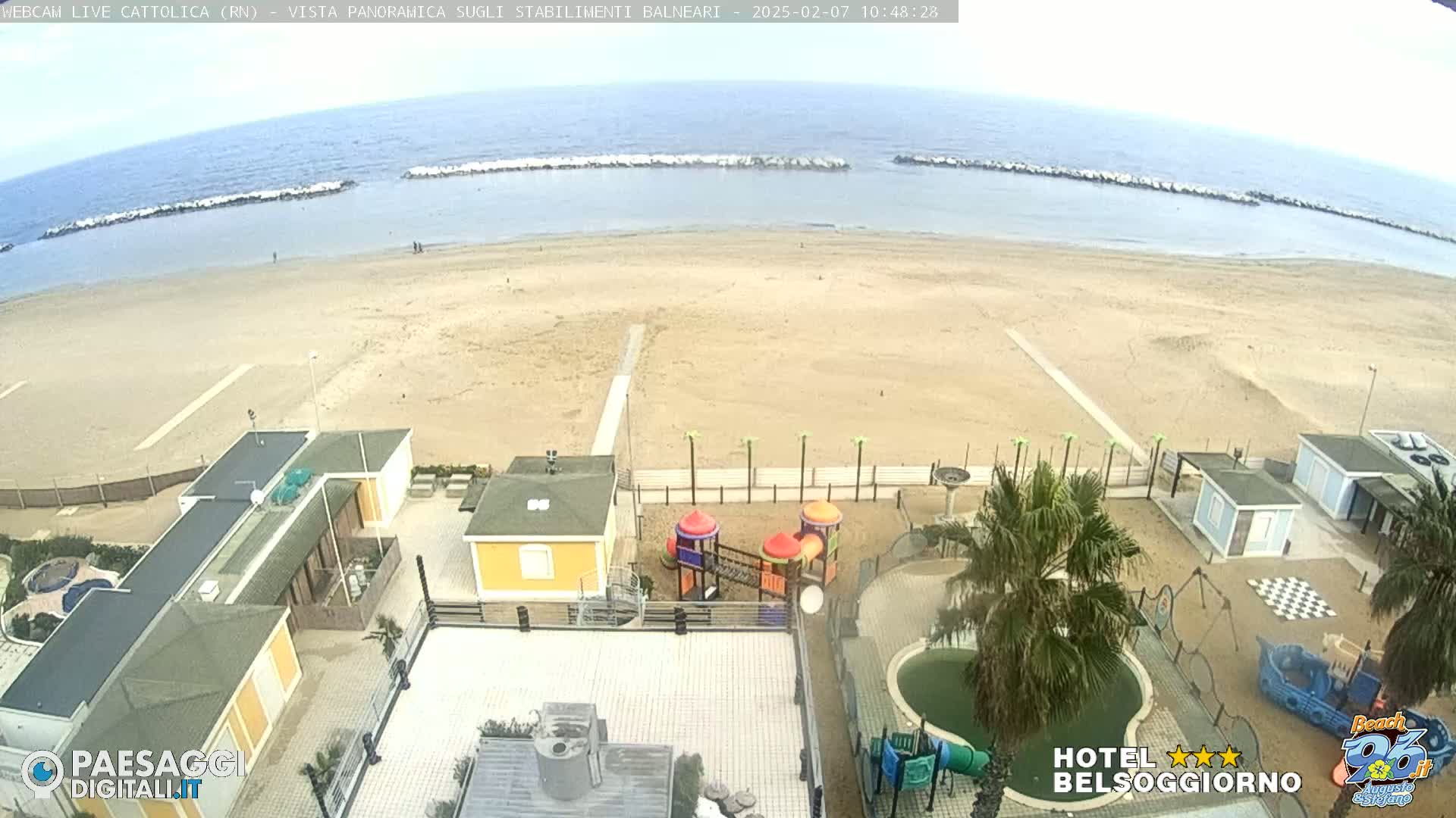 Cattolica Beach Live Cam -  Rimini, Emilia-Romagna, Italy