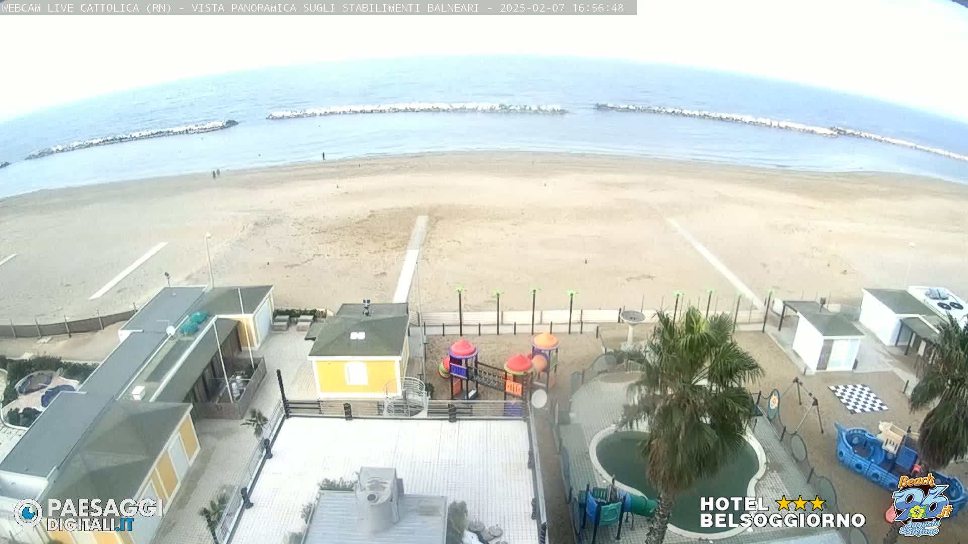 Cattolica Beach Live Cam -  Rimini, Emilia-Romagna, Italy