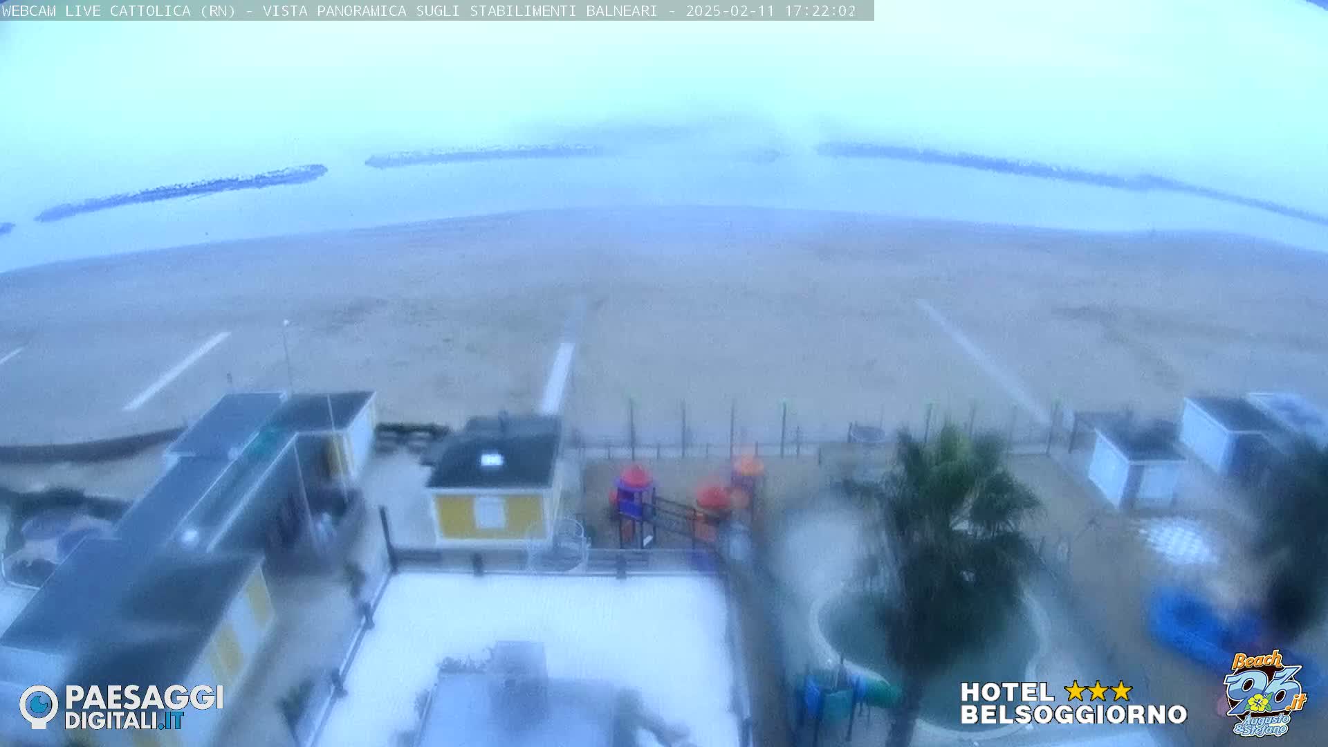 Cattolica Beach Live Cam -  Rimini, Emilia-Romagna, Italy