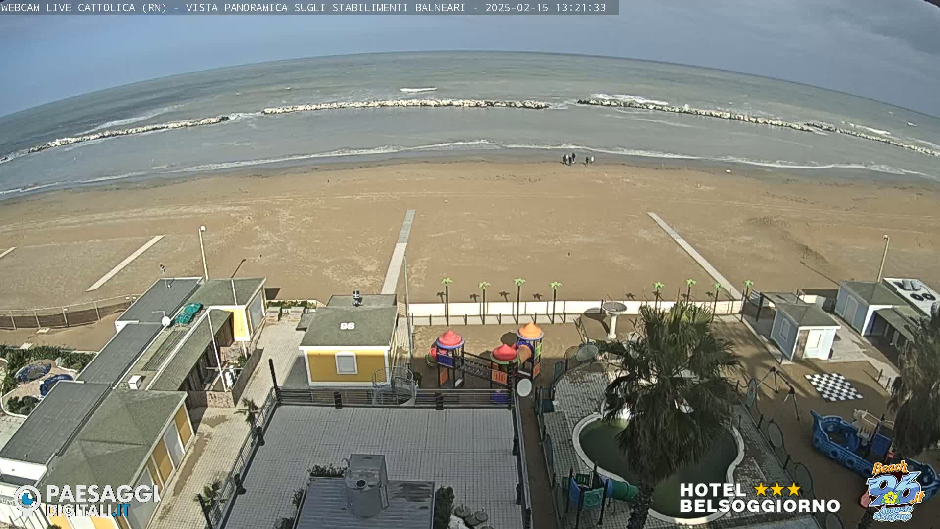 Cattolica Beach Live Cam -  Rimini, Emilia-Romagna, Italy