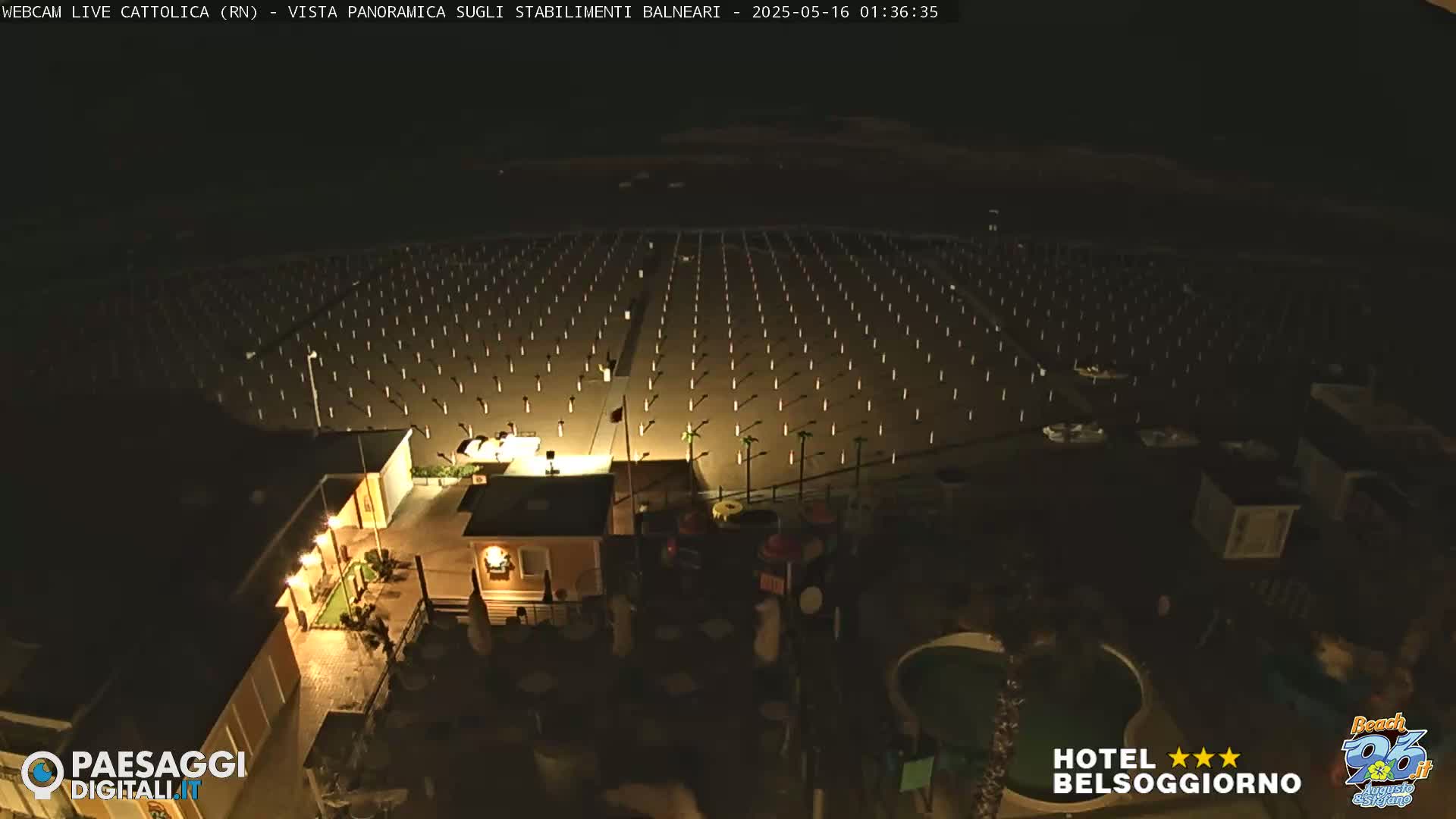 Cattolica Beach Live Cam -  Rimini, Emilia-Romagna, Italy