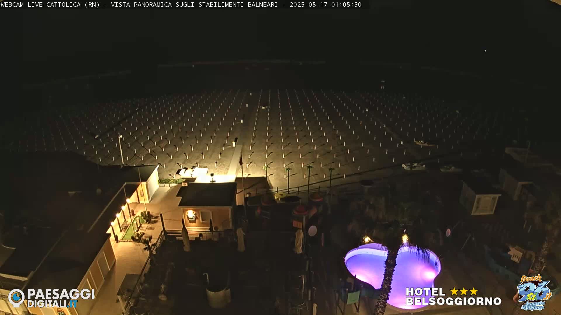 Cattolica Beach Live Cam -  Rimini, Emilia-Romagna, Italy